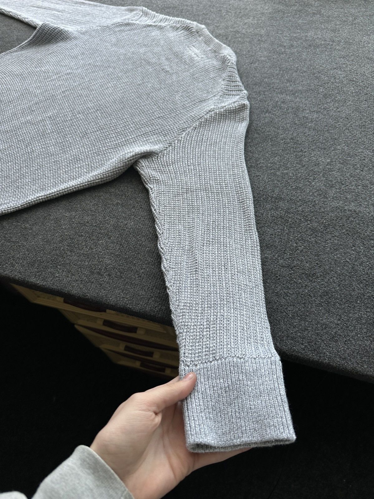 Allsaints ALLSAINTS 🚨 RARE SWEATER GRAY MEN LUXURY CREW NECK Size US L / EU 52-54 / 3 - 9 Thumbnail