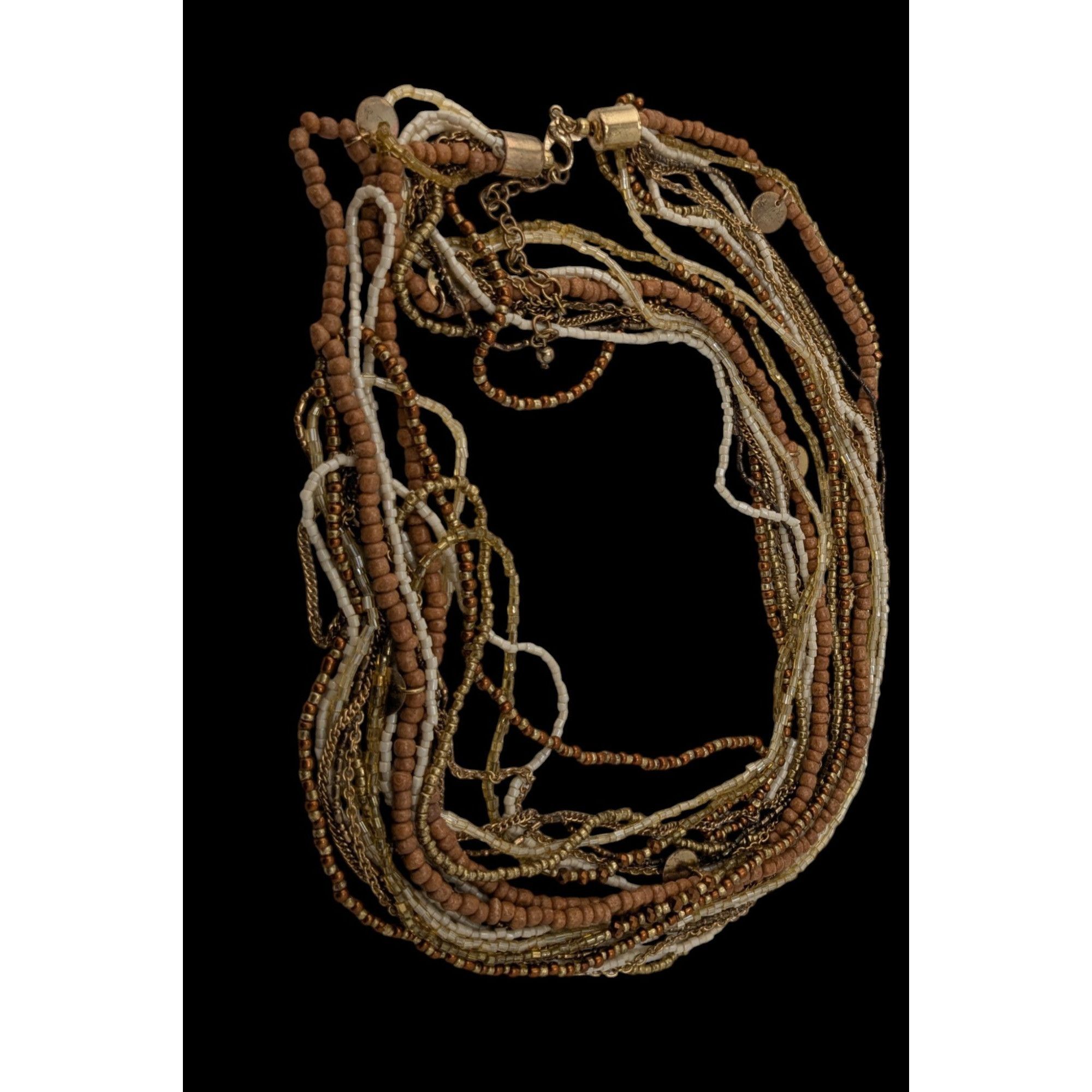 Other Vintage Bohemian Multi-Strand Beaded Necklace Size ONE SIZE - 3 Thumbnail