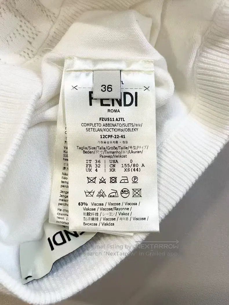 Fendi Fendi Knitted logo skirt, bodycon, high elasticity. Size 24" / US 00 / IT 34 - 5 Thumbnail