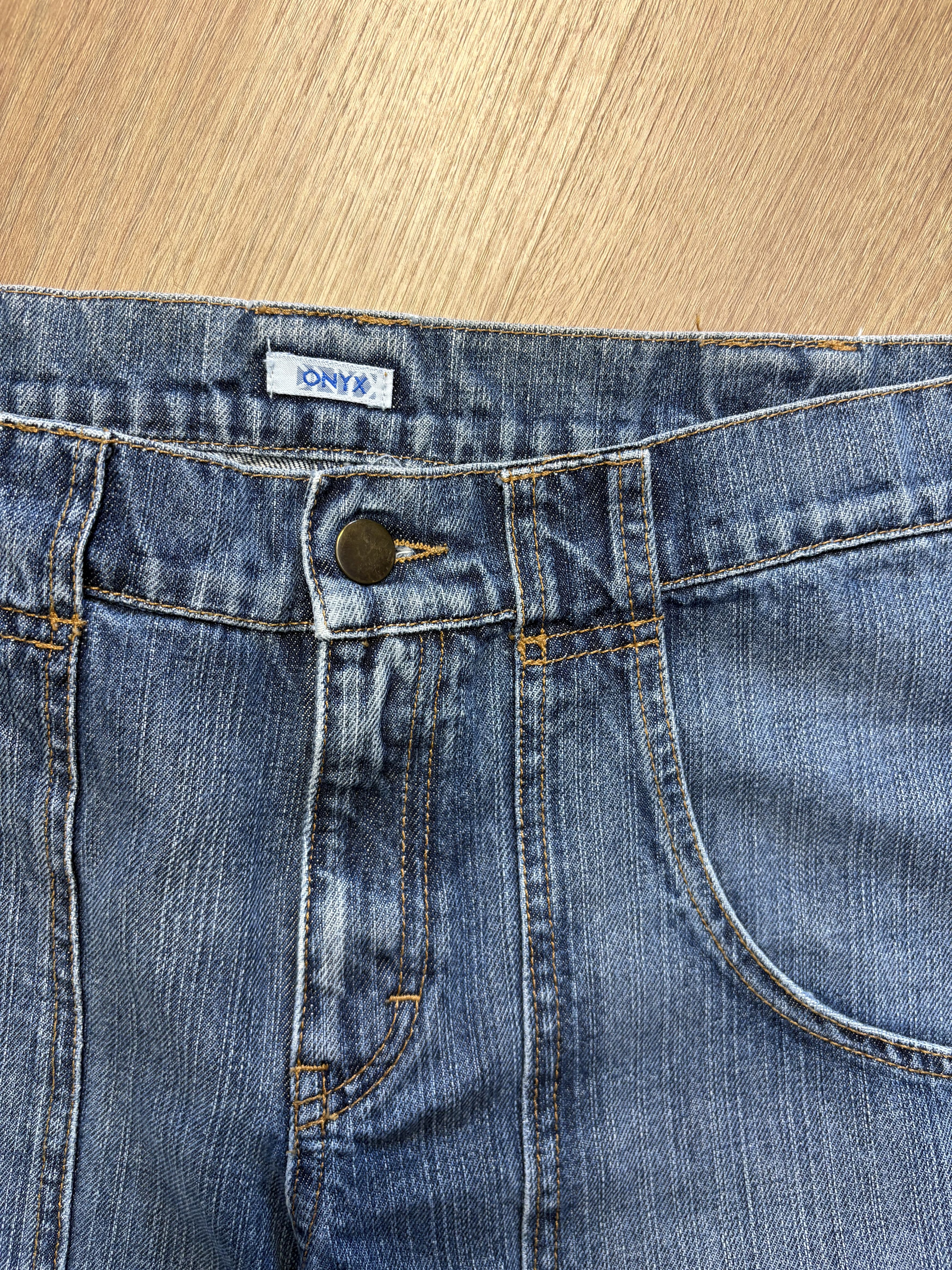 Vintage Onyx Denim 90s Super Baggy Carpenter Denim Jeans (32x32) Size US 32 / EU 48 - 4 Thumbnail
