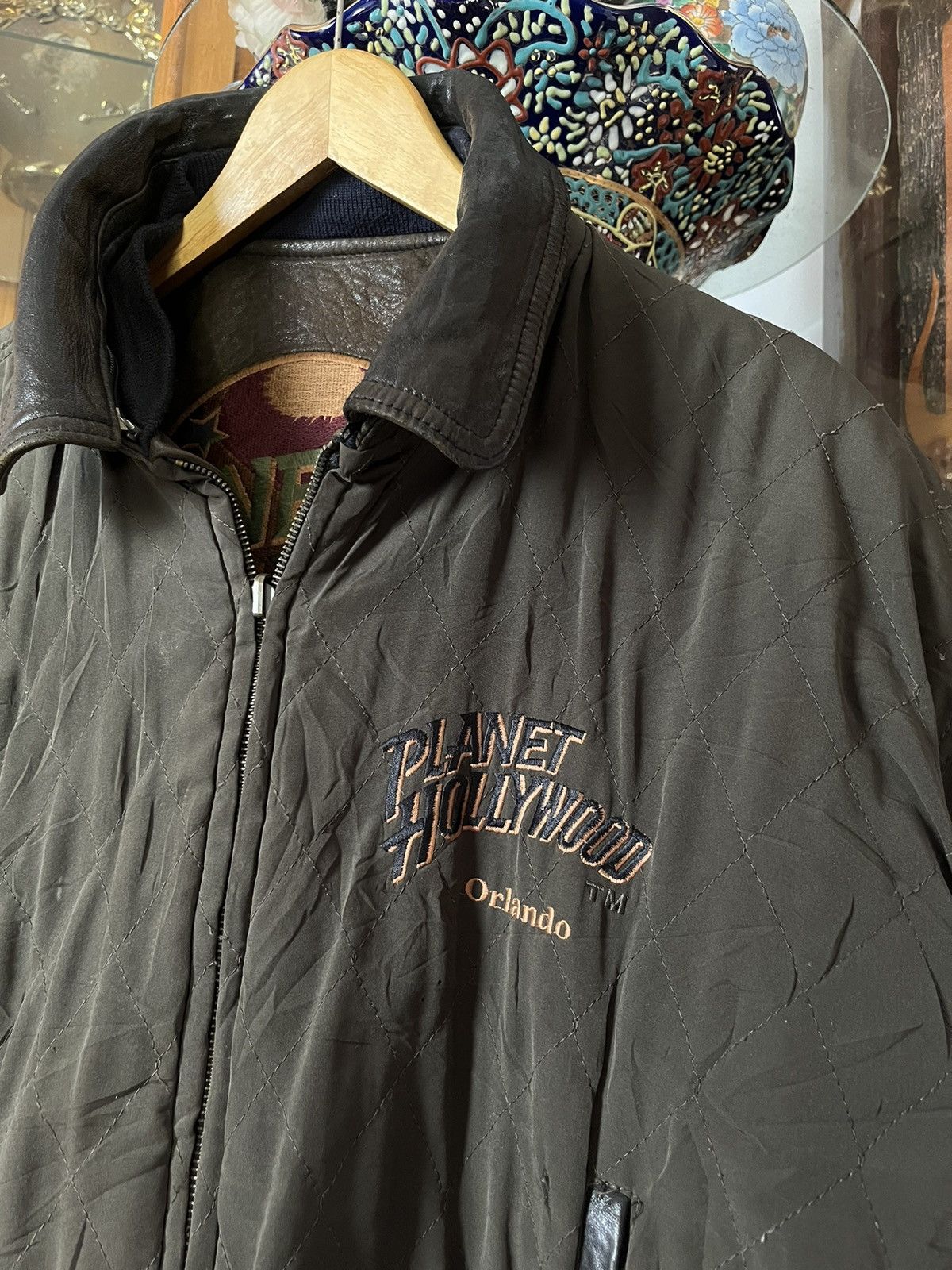 Planet Hollywood 1994 Planet Hollywood Orlando,USA Reversible Suede Jacket Size US XL / EU 56 / 4 - 15 Thumbnail