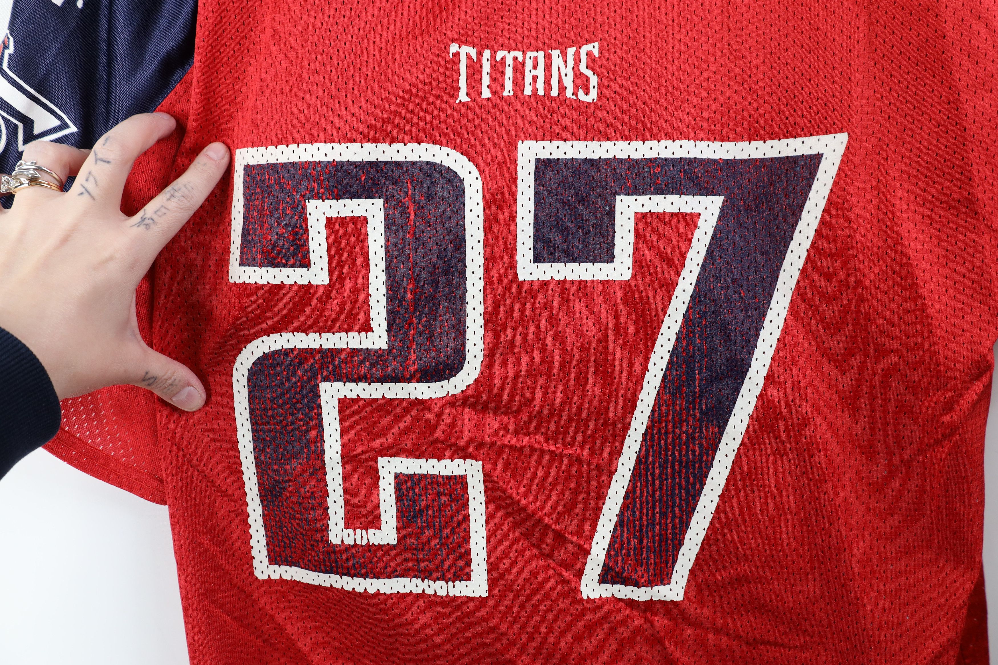 Puma Vintage 90s Puma George Tennessee Titans Football Jersey Red Size US M / EU 48-50 / 2 - 4 Thumbnail