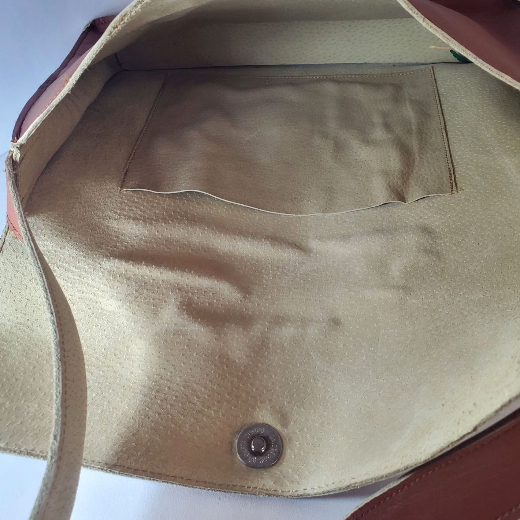 Vintage American Eagle Suede Leather Messenger Should Bag Small Nwot Size ONE SIZE - 6 Thumbnail