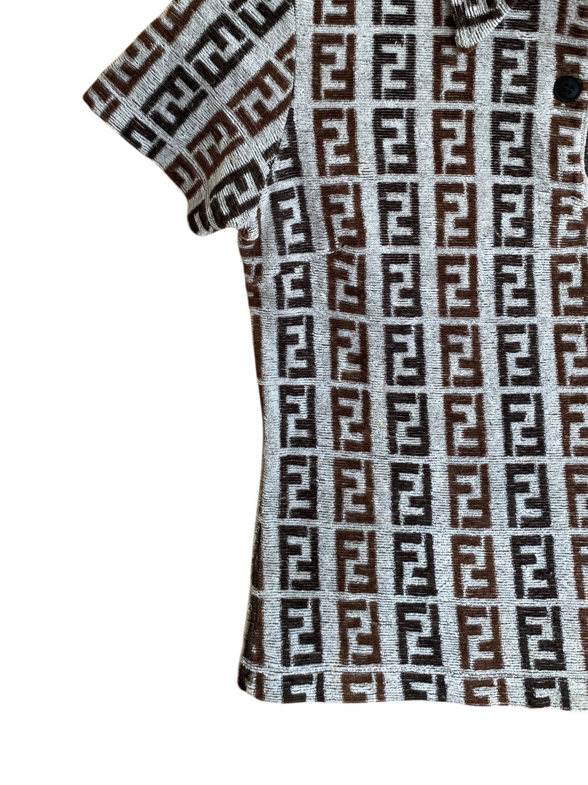 Fendi Very Rare Vintage Brand Fendi Full Print Polos 1990s Size US M / EU 48-50 / 2 - 3 Thumbnail