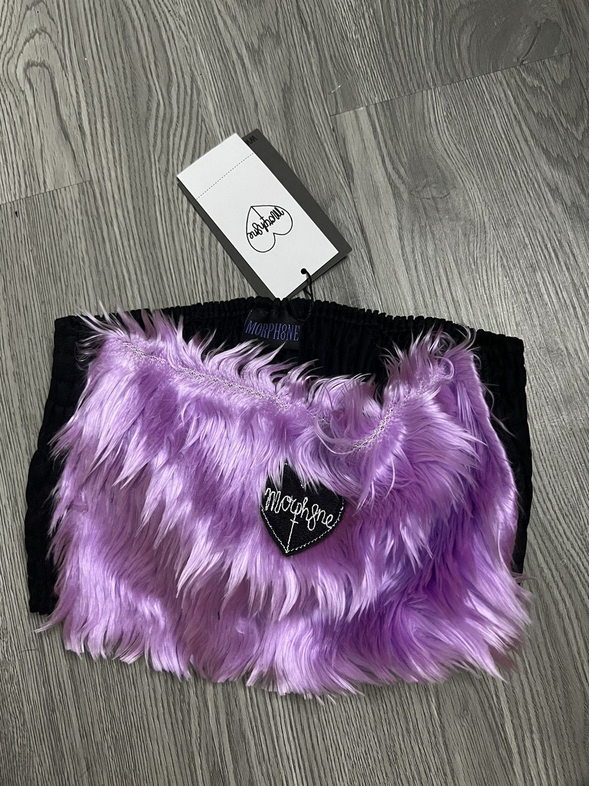 Japanese Brand Morph8ne purple fur tube top 🔮➕ Size ONE SIZE - 7 Thumbnail