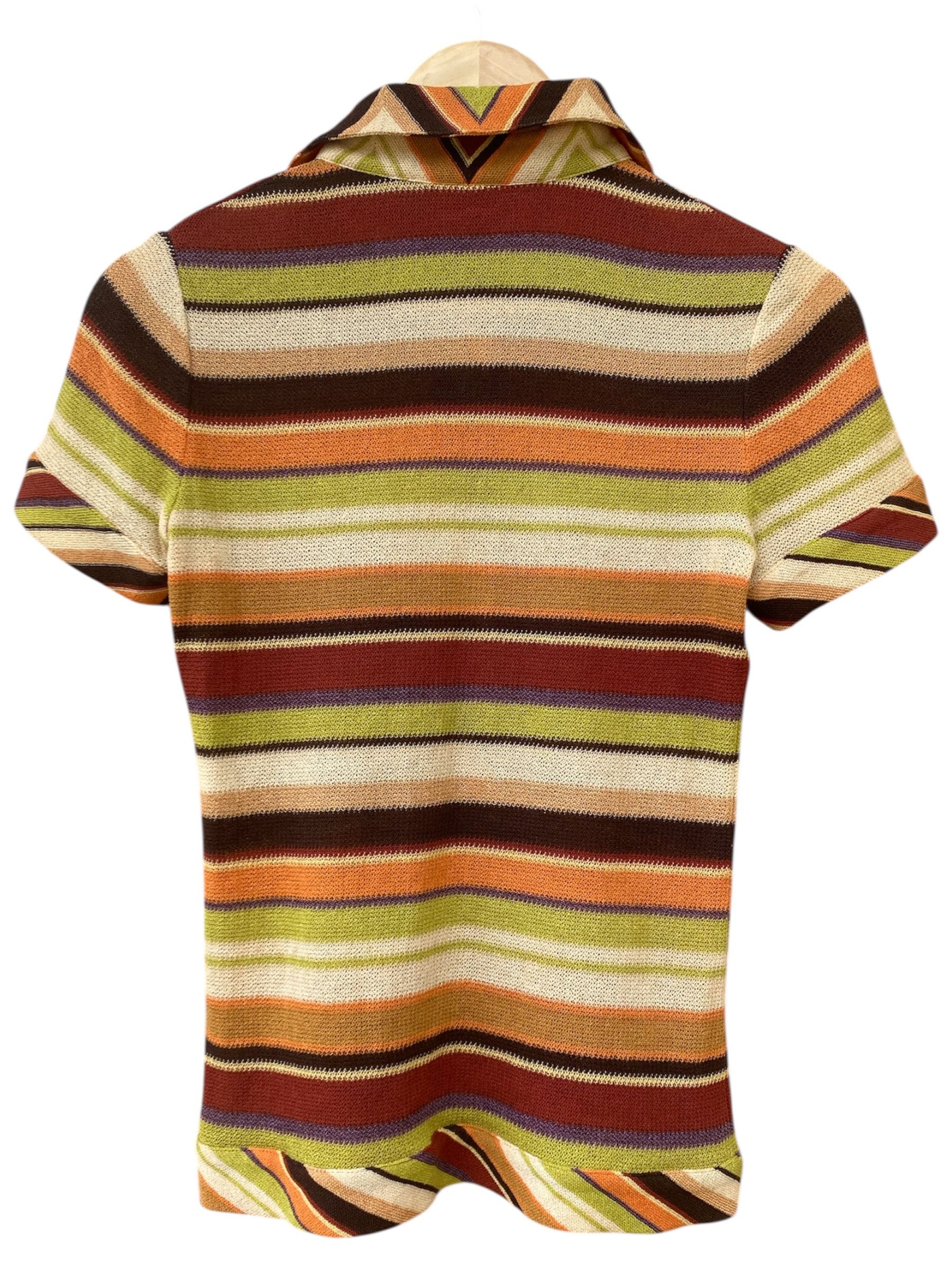 Missoni Missoni Multi Color Knits Polo Shirt Size M / US 6-8 / IT 42-44 - 2 Thumbnail