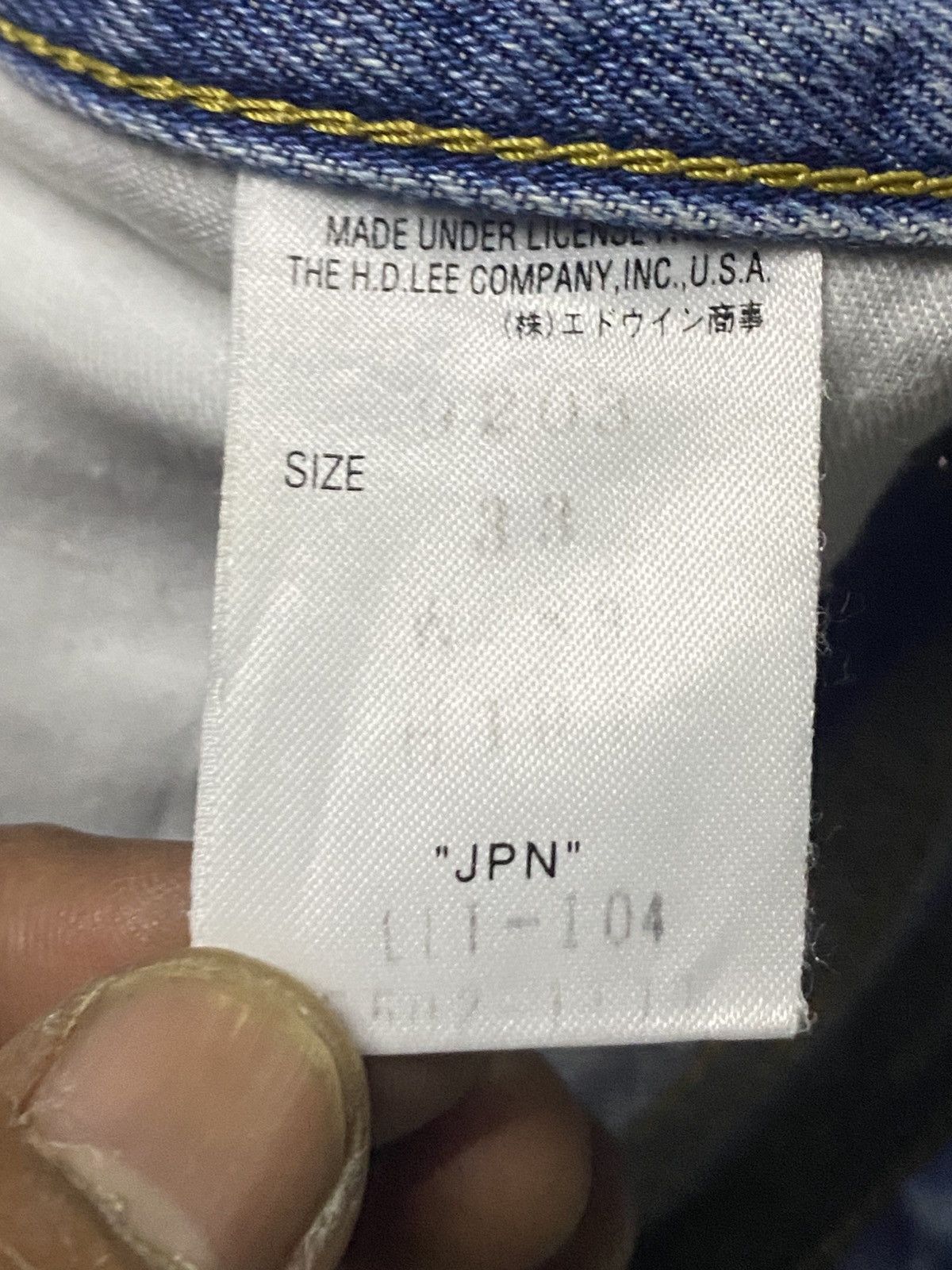 Lee × Number (N)ine Vintage Lee Blue Wash Distressed Loose Jeans Size US 30 / EU 46 - 18 Thumbnail