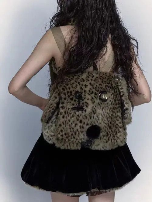 VIBE Leopard Print Puppy Shoulder Bag Size ONE SIZE - 3 Thumbnail