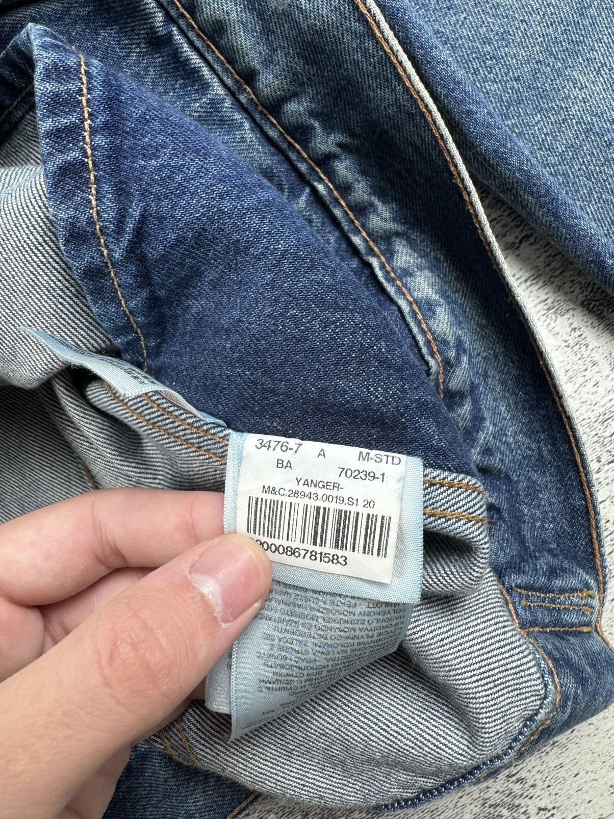 Levi's Made & Crafted Levis Made Crafted Pleated Front Type Work Blue Men’s Trucker Denim Jeans Jacket Size US M / EU 48-50 / 2 - 13 Thumbnail