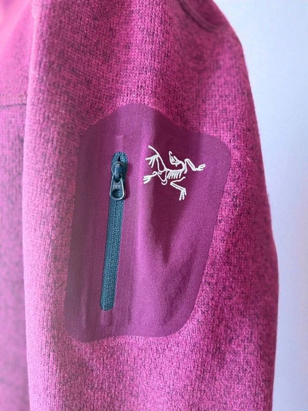 Arc'teryx Arc'teryx Burgundy Fleece Jacket Women L Outdoor Cozy Style Size L / US 10 / IT 46 - 3 Thumbnail