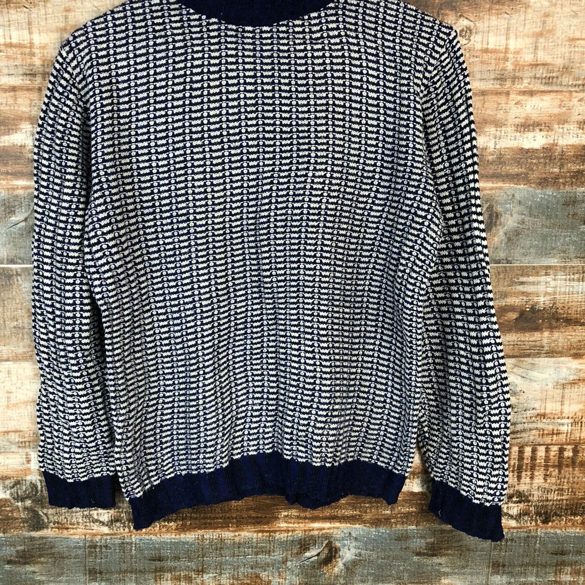 Homespun Knitwear × Japanese Brand × Vintage Japanese Brand Blue Knitwear #A1624 Size S / US 4 / IT 40 - 6 Thumbnail