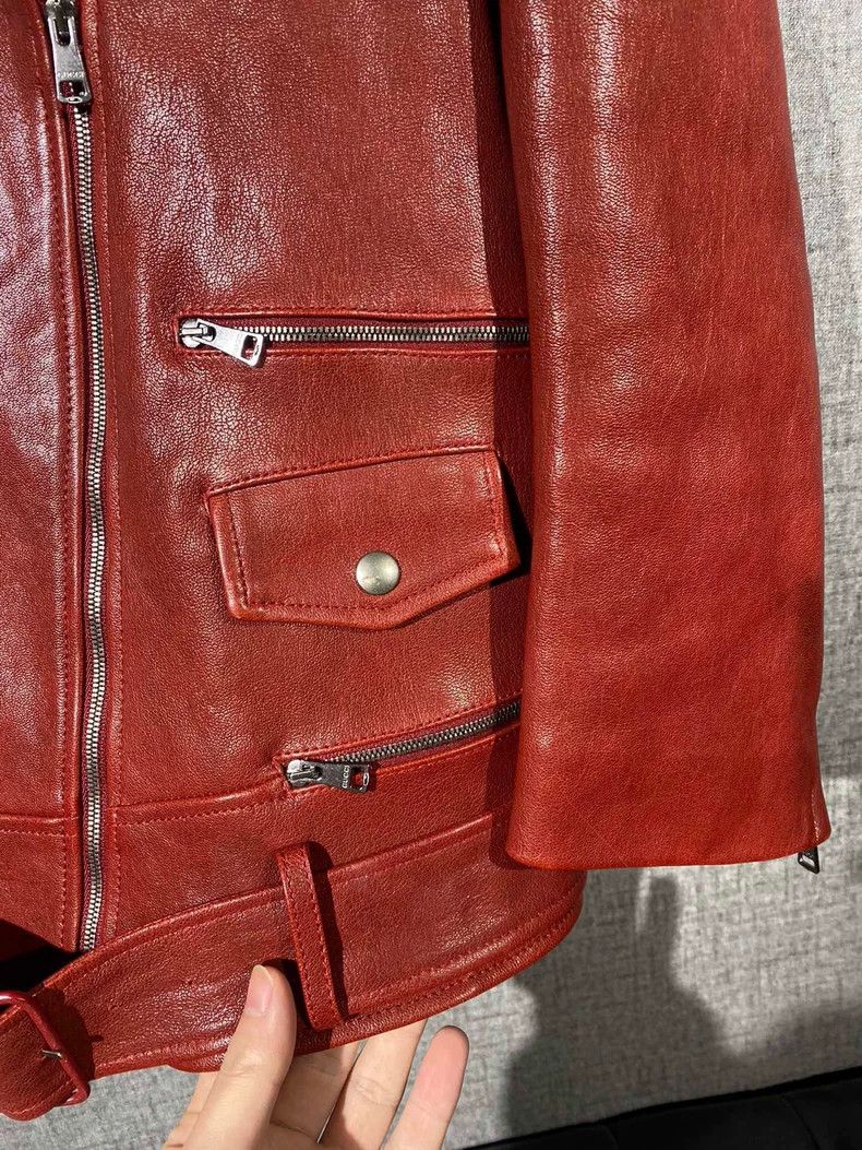 Gucci Gucci Sheepskin motorcycle jacket 2504-Nextarrow Size US XXS / EU 40 - 3 Thumbnail