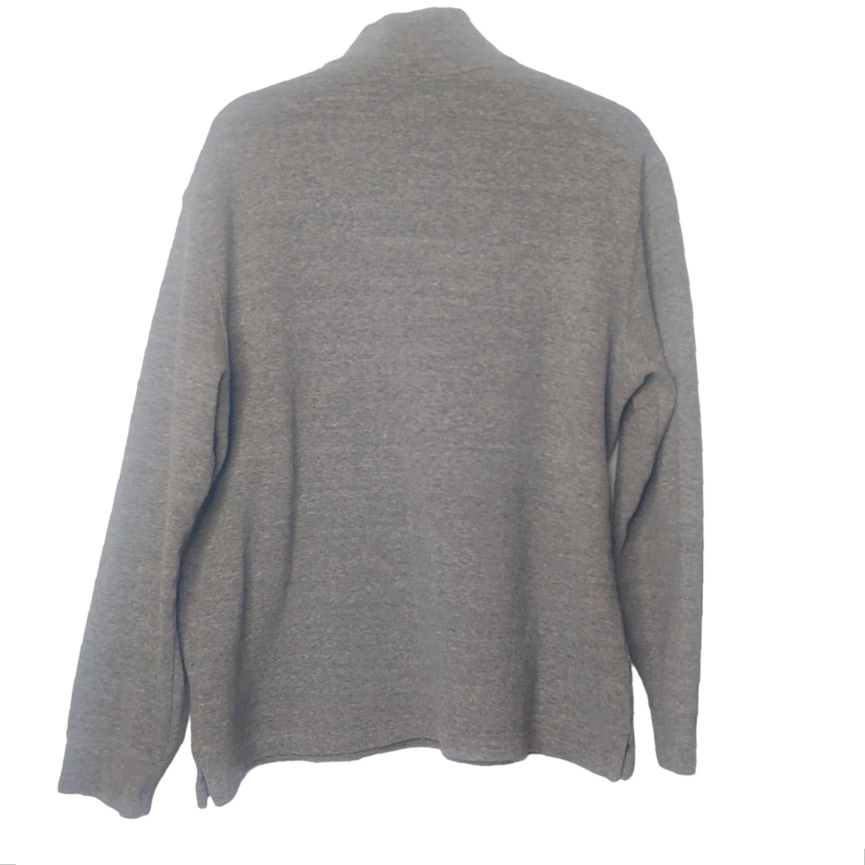 Polo Ralph Lauren Polo Ralph Lauren Shirt Men XL Long Sleeve Gray Ribbed Knit Red Pony 1/4 Zip Size US XL / EU 56 / 4 - 7 Thumbnail