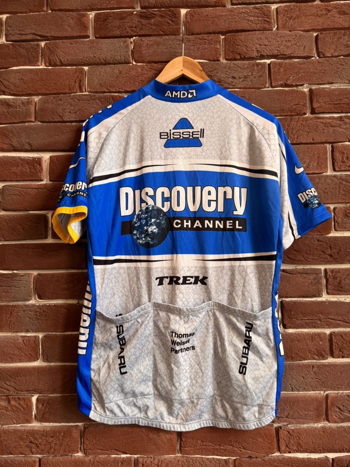 Nike rare 00s Nike Trek Team Discovery Channel Cycling Jersey Size US L / EU 52-54 / 3 - 2 Thumbnail