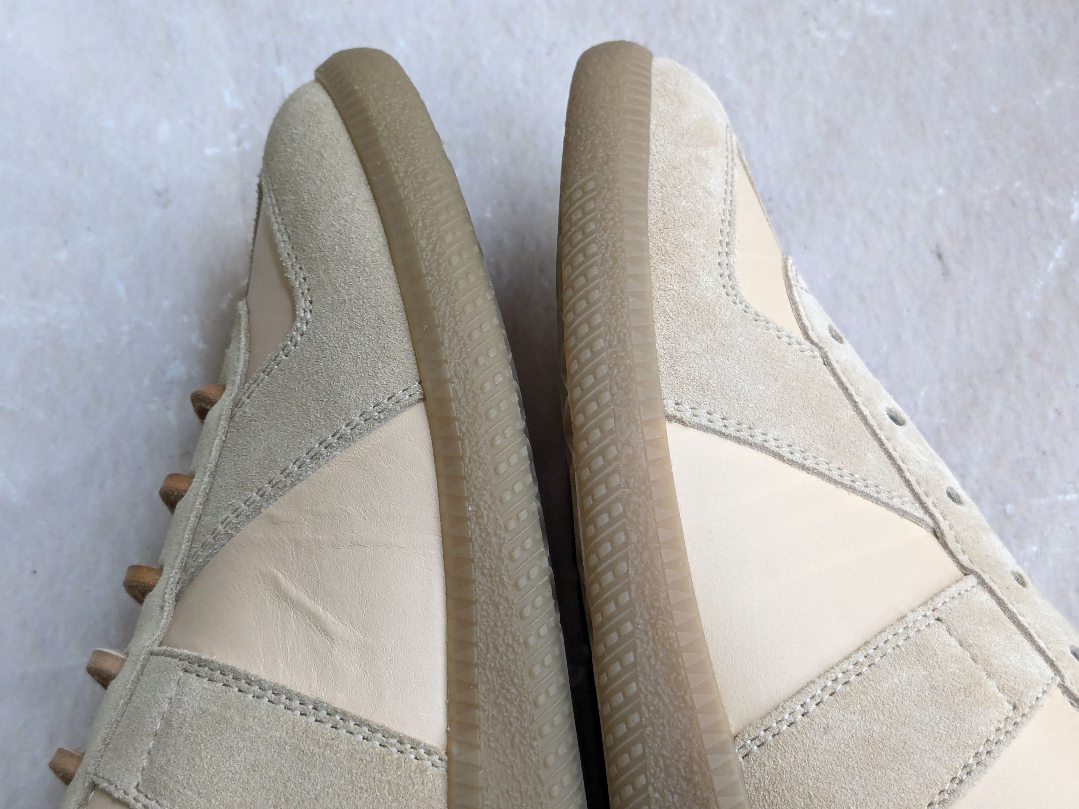 Maison Margiela Maison Margiela GAT Replica 7 40 Tan Suede Leather Size US 7 / EU 40 - 12 Thumbnail