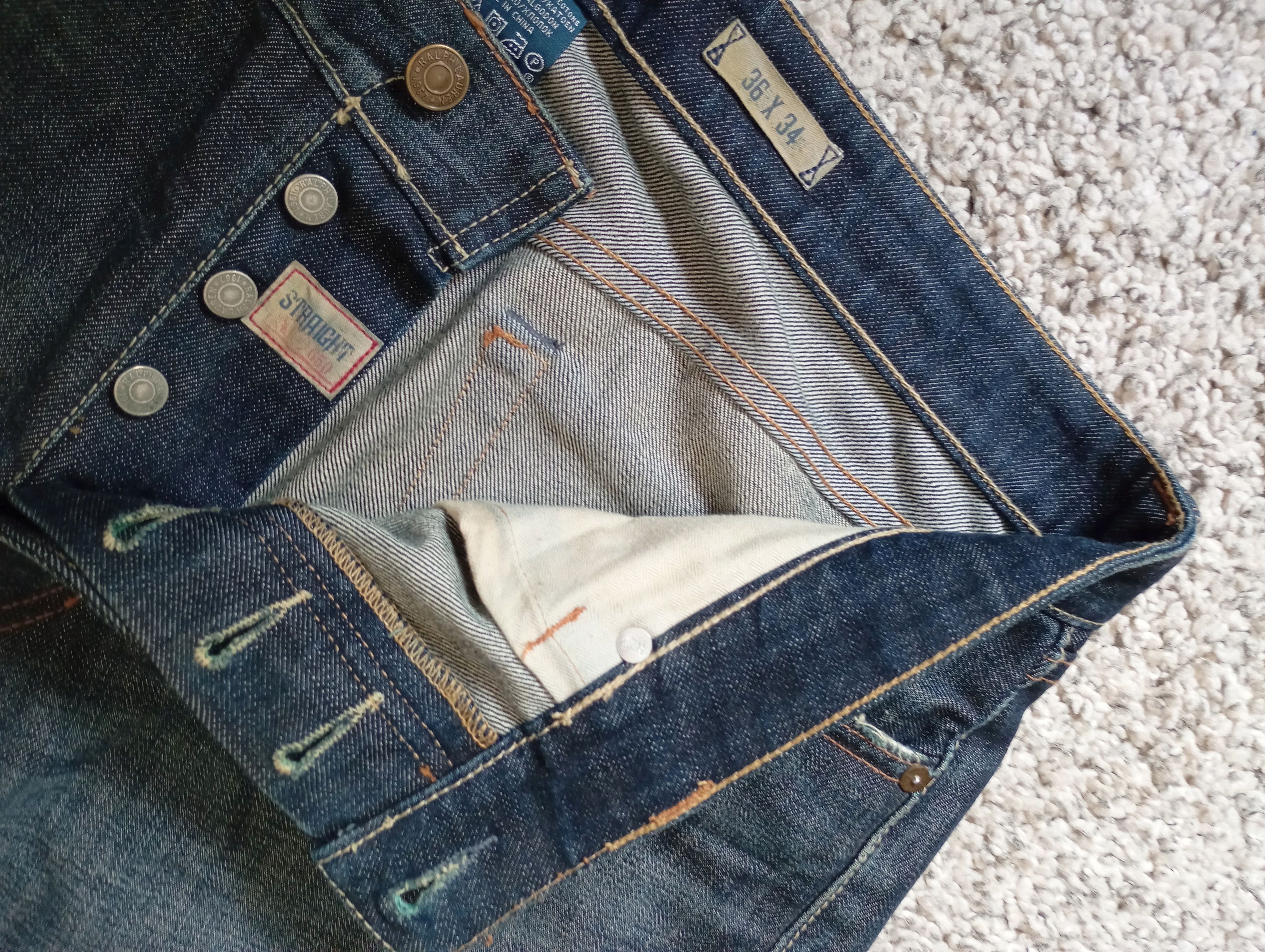 Polo Ralph Lauren × Vintage Polo Ralph Lauren Straight Authentic Dungaree Jeans 36x34 Size US 36 / EU 52 - 9 Thumbnail