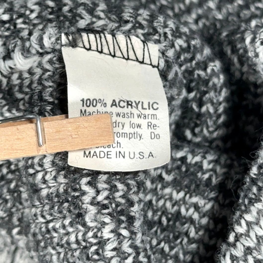 Vintage VINTAGE Le Tigre Sweater Shirt Adult LARGE Gray Knit Mock Neck USA Made 80s Mens Size US L / EU 52-54 / 3 - 7 Thumbnail