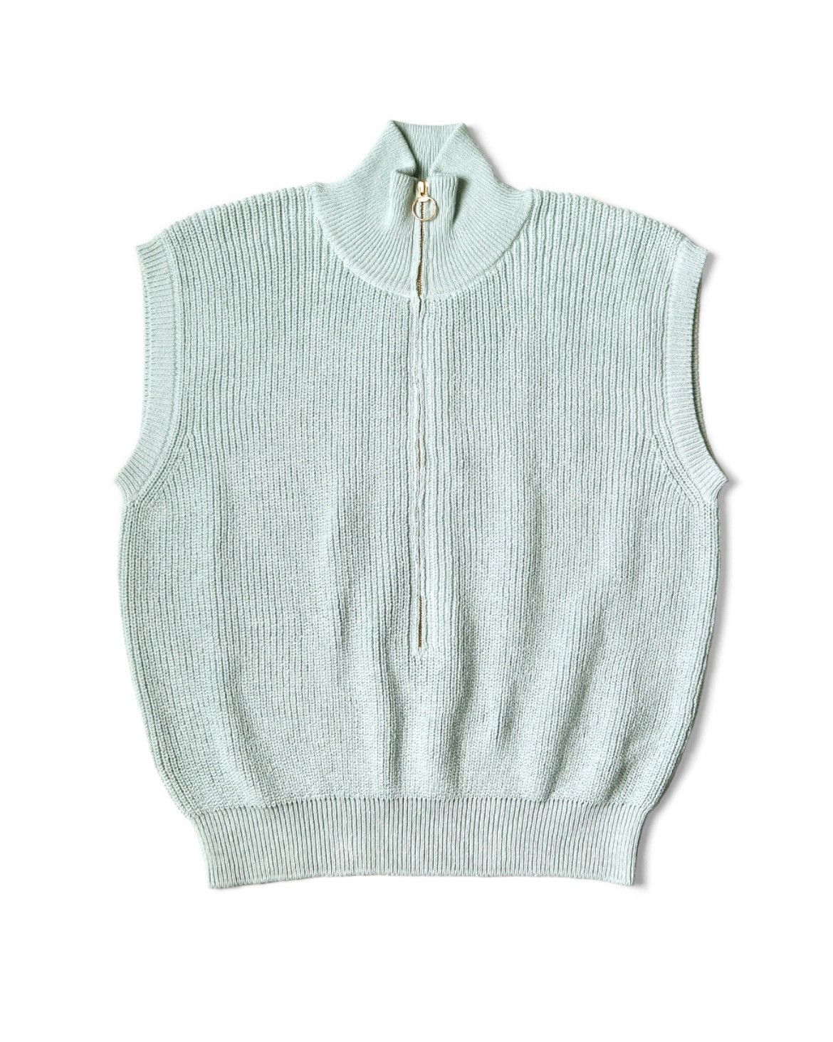 Kapital Kapital 5G rib knit half zip vest size 3 Size US L / EU 52-54 / 3 - 2 Thumbnail