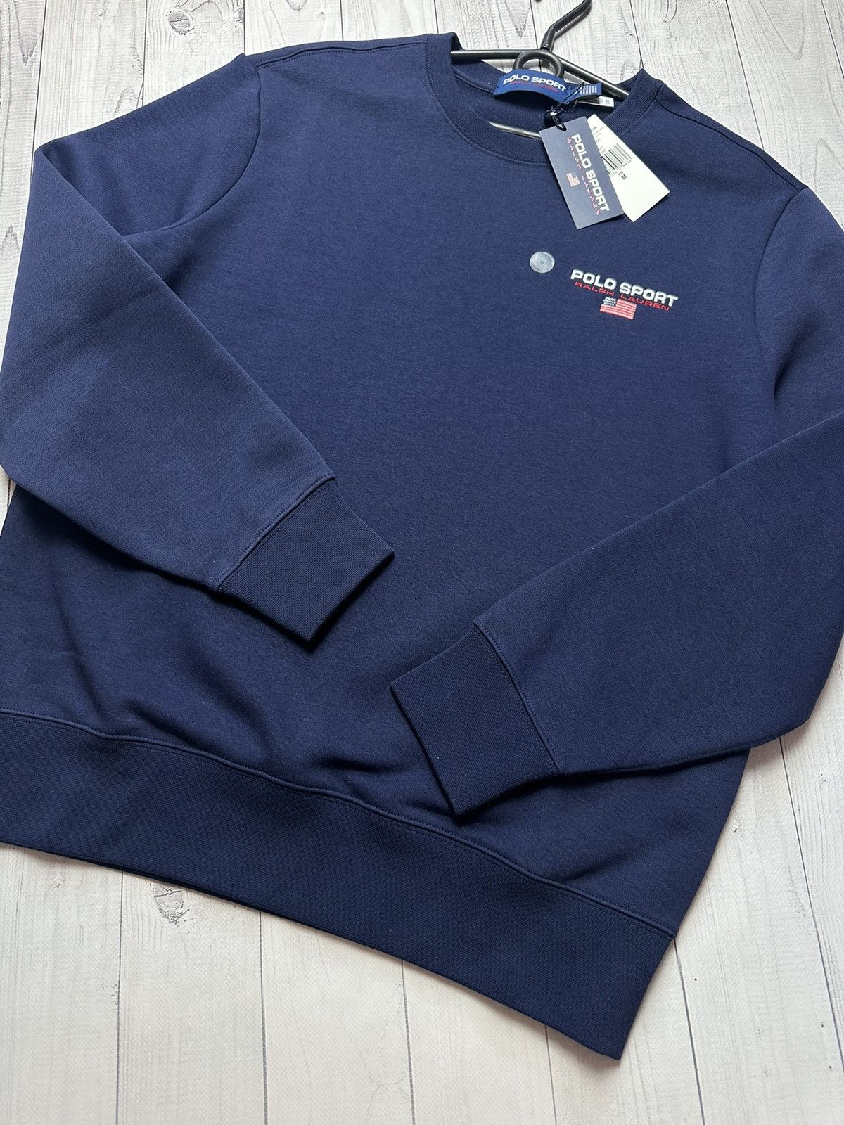 Polo Ralph Lauren Polo sport sweatshirt size M logo navy Size US M / EU 48-50 / 2 - 3 Thumbnail