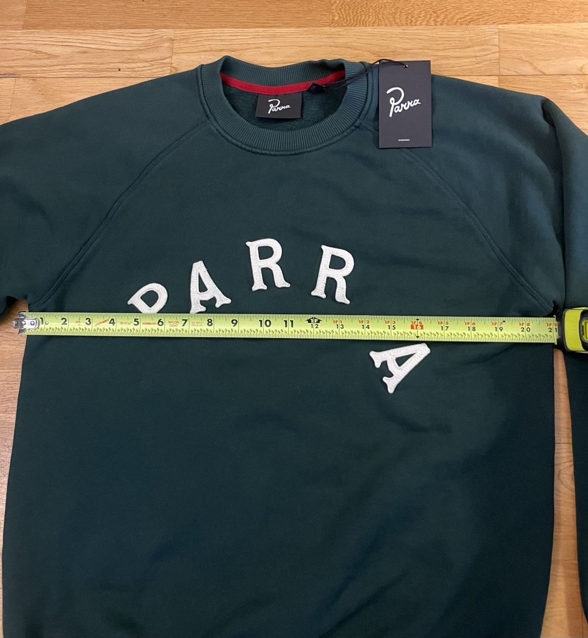 Parra Parra Drunk Parent 2026 Green crewneck sweater Size US S / EU 44-46 / 1 - 2 Thumbnail