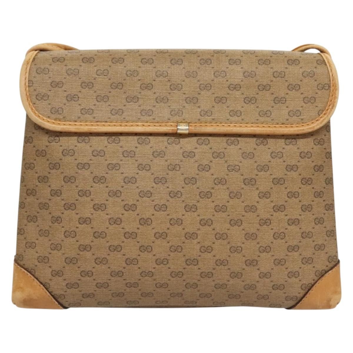 Gucci GUCCI Micro GG Supreme Shoulder Bag Pvc Beige Gold 007 92 Size ONE SIZE - 3 Thumbnail