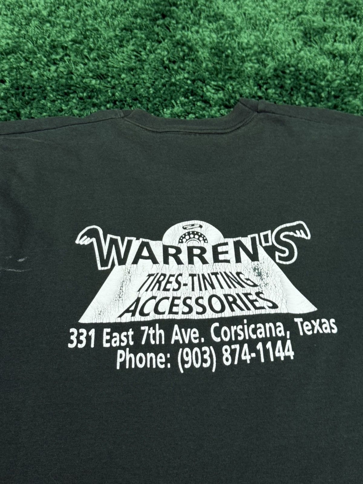 Vintage Vintage Distressed Tire Auto Shop Texas Forest Green Tee Size US XXL / EU 58 / 5 - 4 Thumbnail