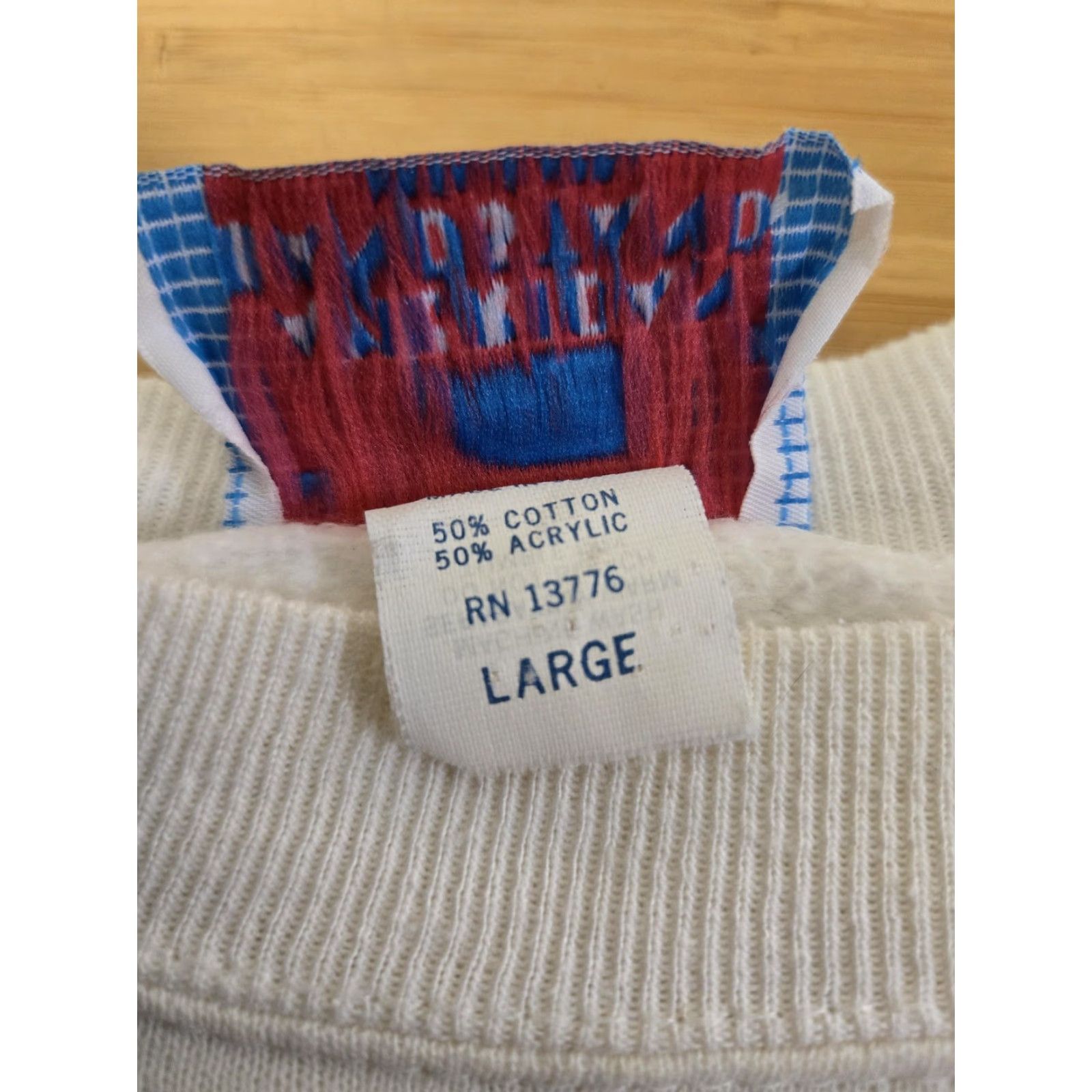 Vintage VINTAGE American Bandstand Sweatshirt Mens Large White Crewneck Made in USA 90s Size US L / EU 52-54 / 3 - 7 Thumbnail
