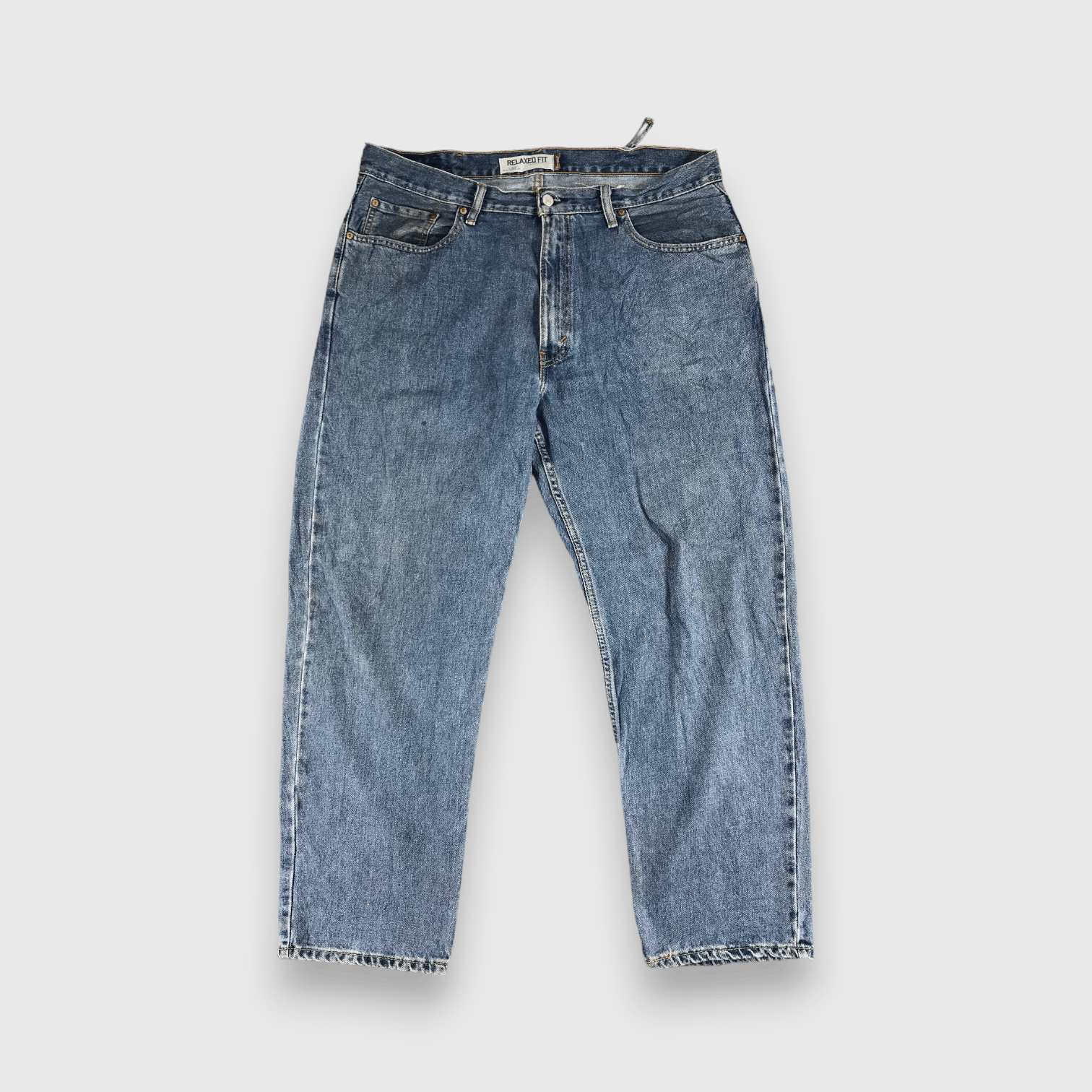Levi's Vintage Levis 550 Jeans Medium Wash Denim -J452 Size US 39 - 1 Thumbnail