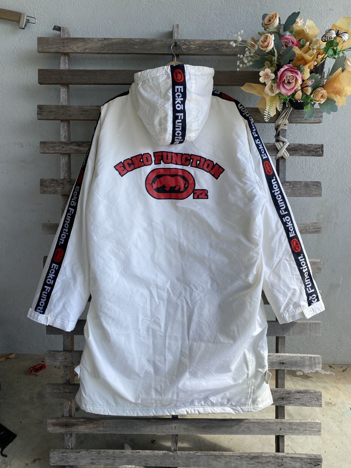 Ecko Unltd. 2000s Ecko Side Tape Coach Jacket - sherpa inner Size US L / EU 52-54 / 3 - 6 Thumbnail