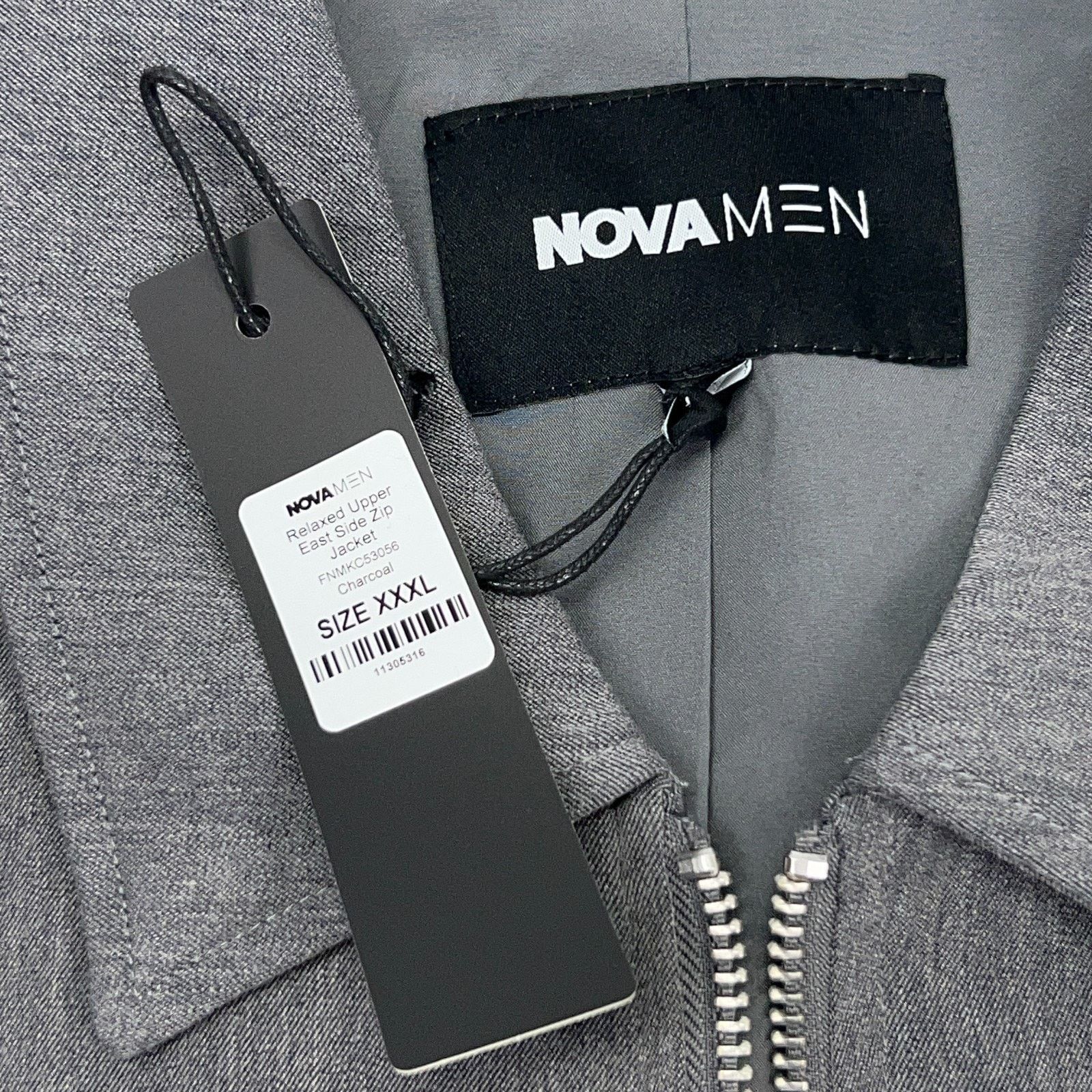 Fashion Nova Fashion Nova Men Relaxed Upper East Side Jacket Gray 3XL Size US XXL / EU 58 / 5 - 6 Thumbnail