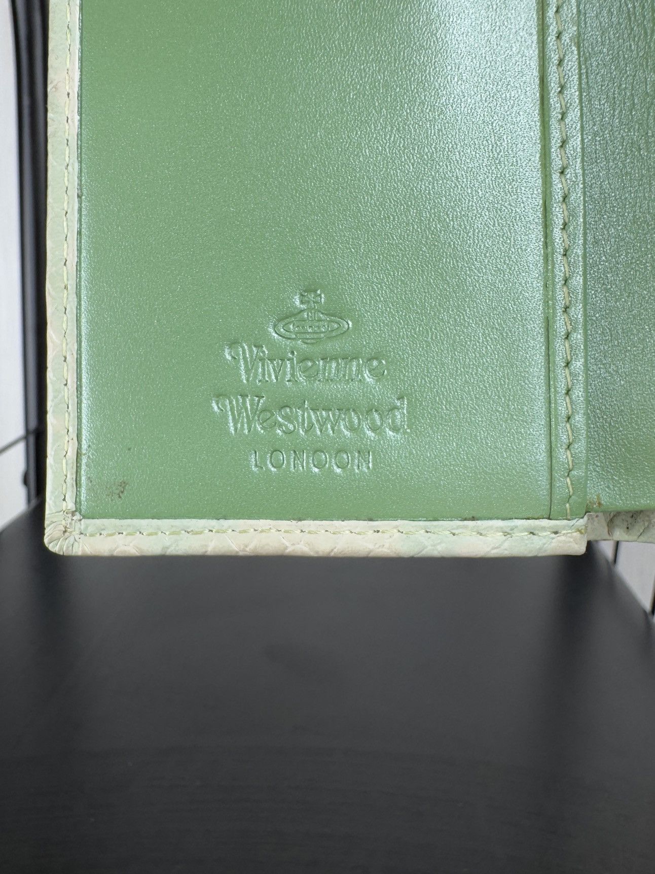 Vivienne Westwood Vivienne Westwood white green small wallet Size ONE SIZE - 10 Thumbnail