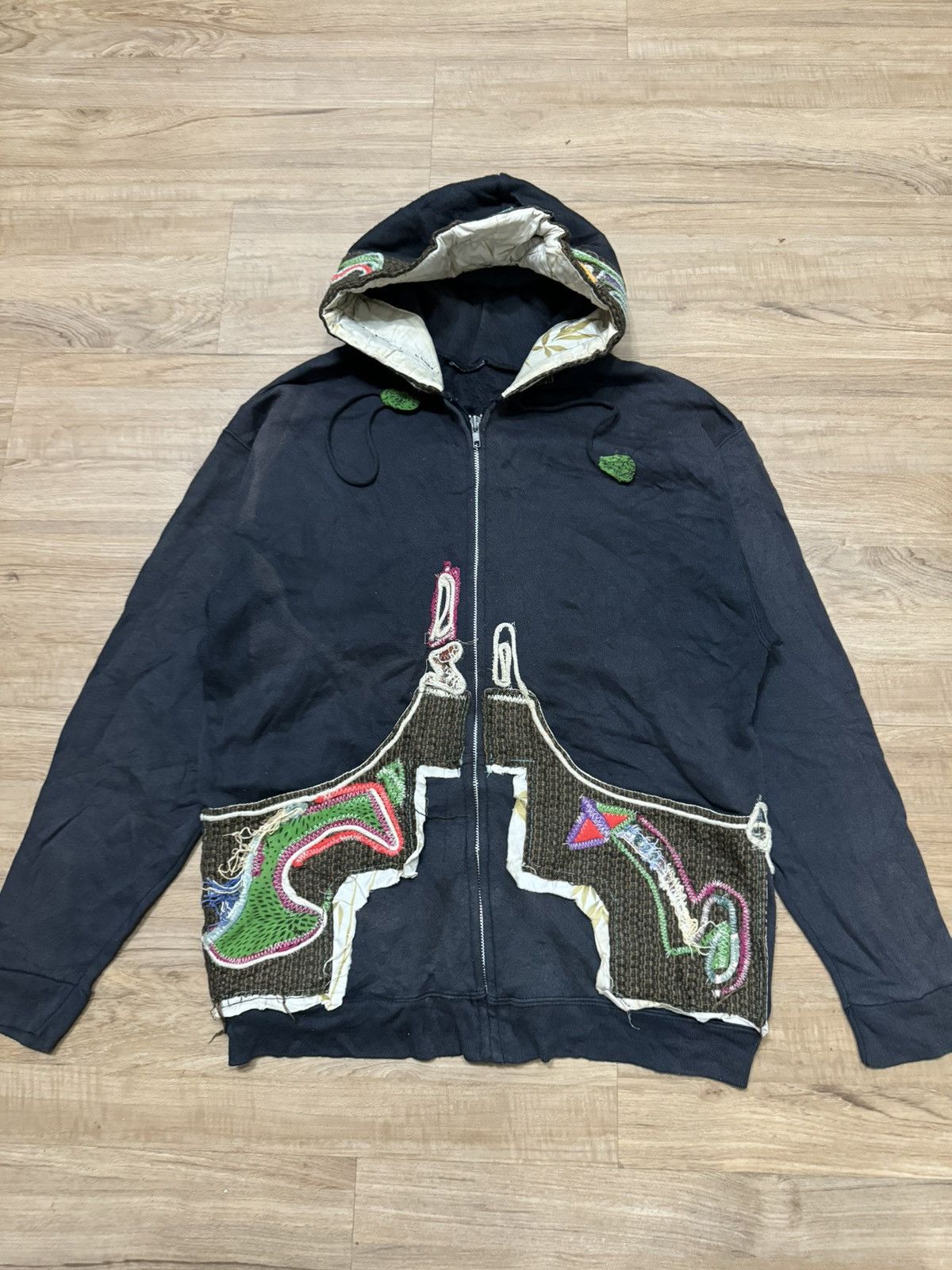 Other KAPITAL STYLE PATCHWORKS CUSTOM HOODIE Size US M / EU 48-50 / 2 - 1 Thumbnail