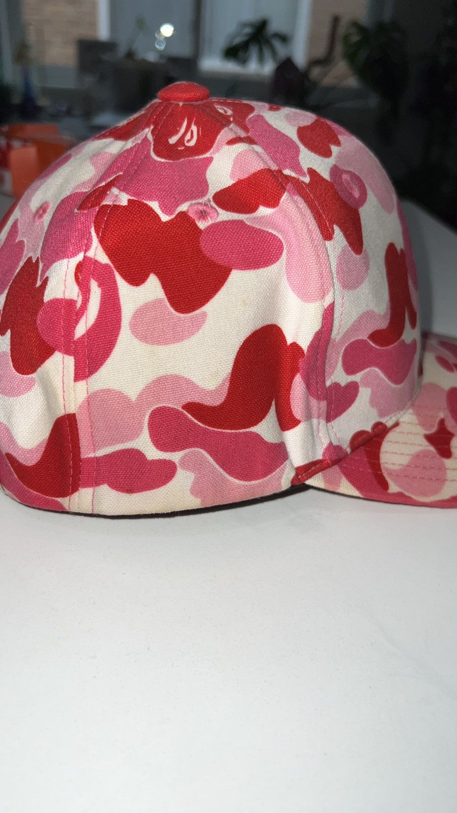 Bape Pink Camo Hat OG Bape Size ONE SIZE - 2 Thumbnail