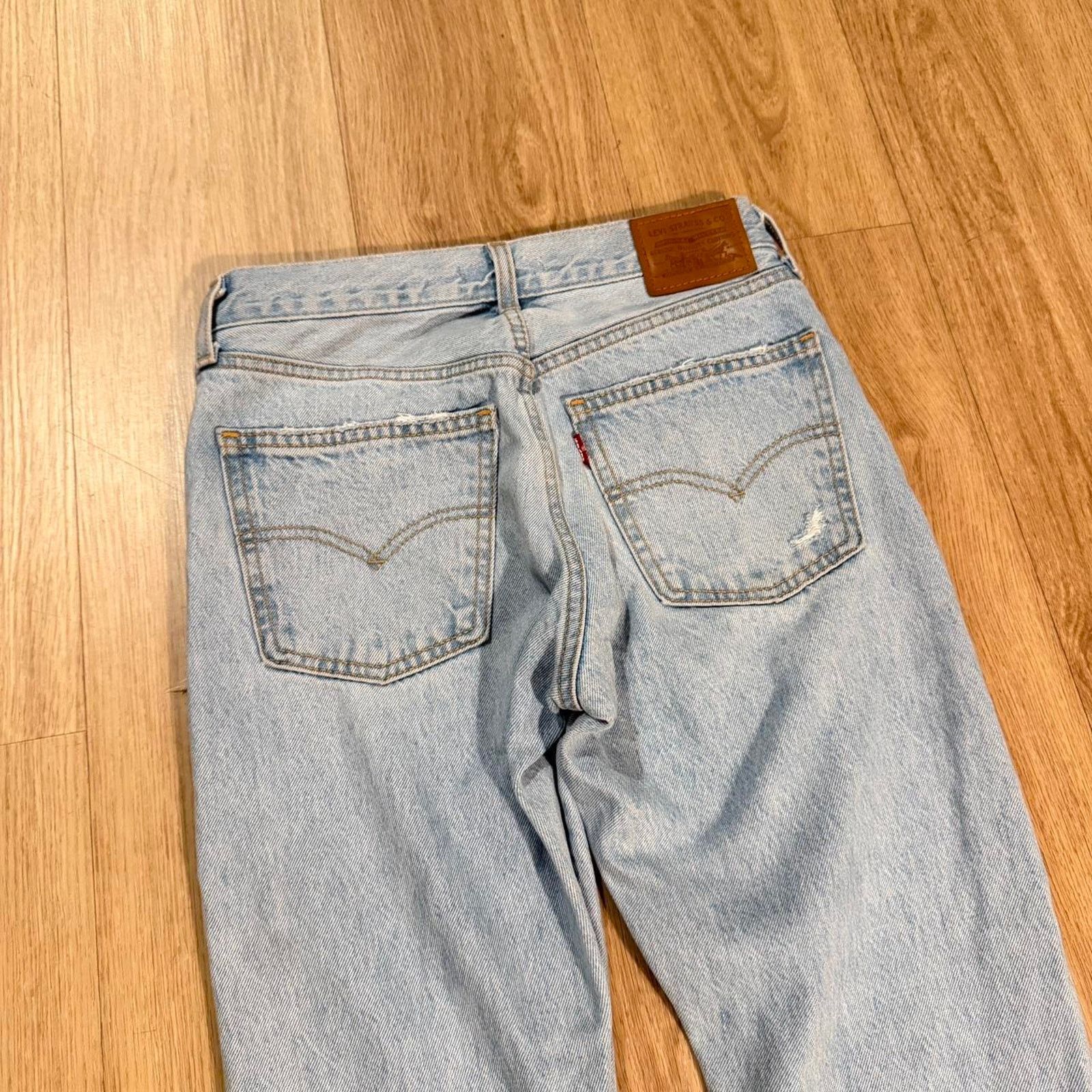Levi's Levis middy straight distressed denim Size 25" / US 0 / IT 36 - 6 Thumbnail