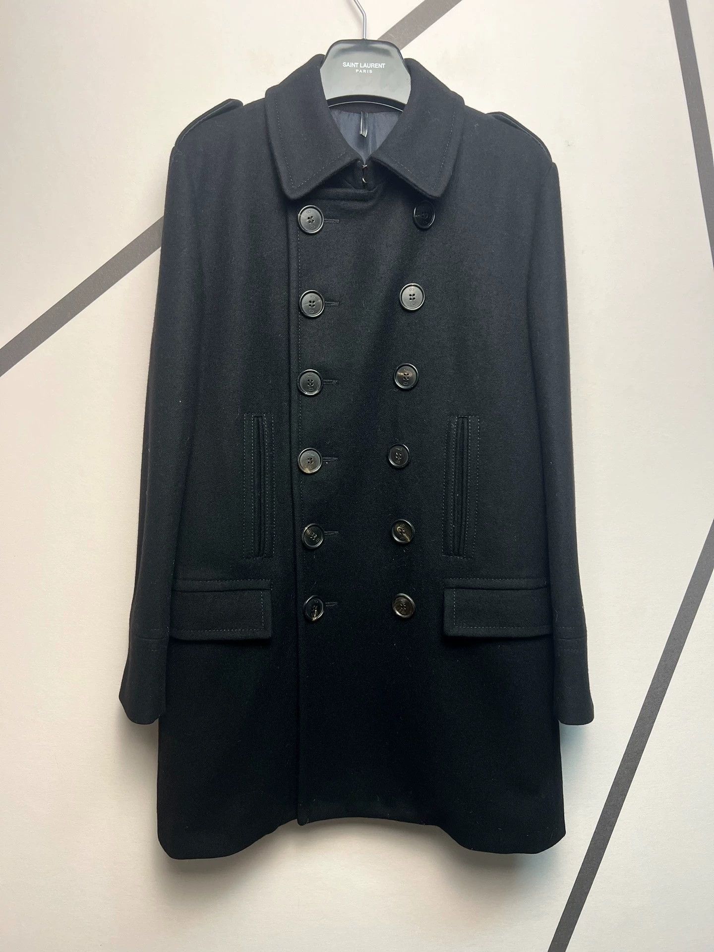 Dior dior Four-Pocket Double-Breasted Wool Coat Size US M / EU 48-50 / 2 - 1 Thumbnail