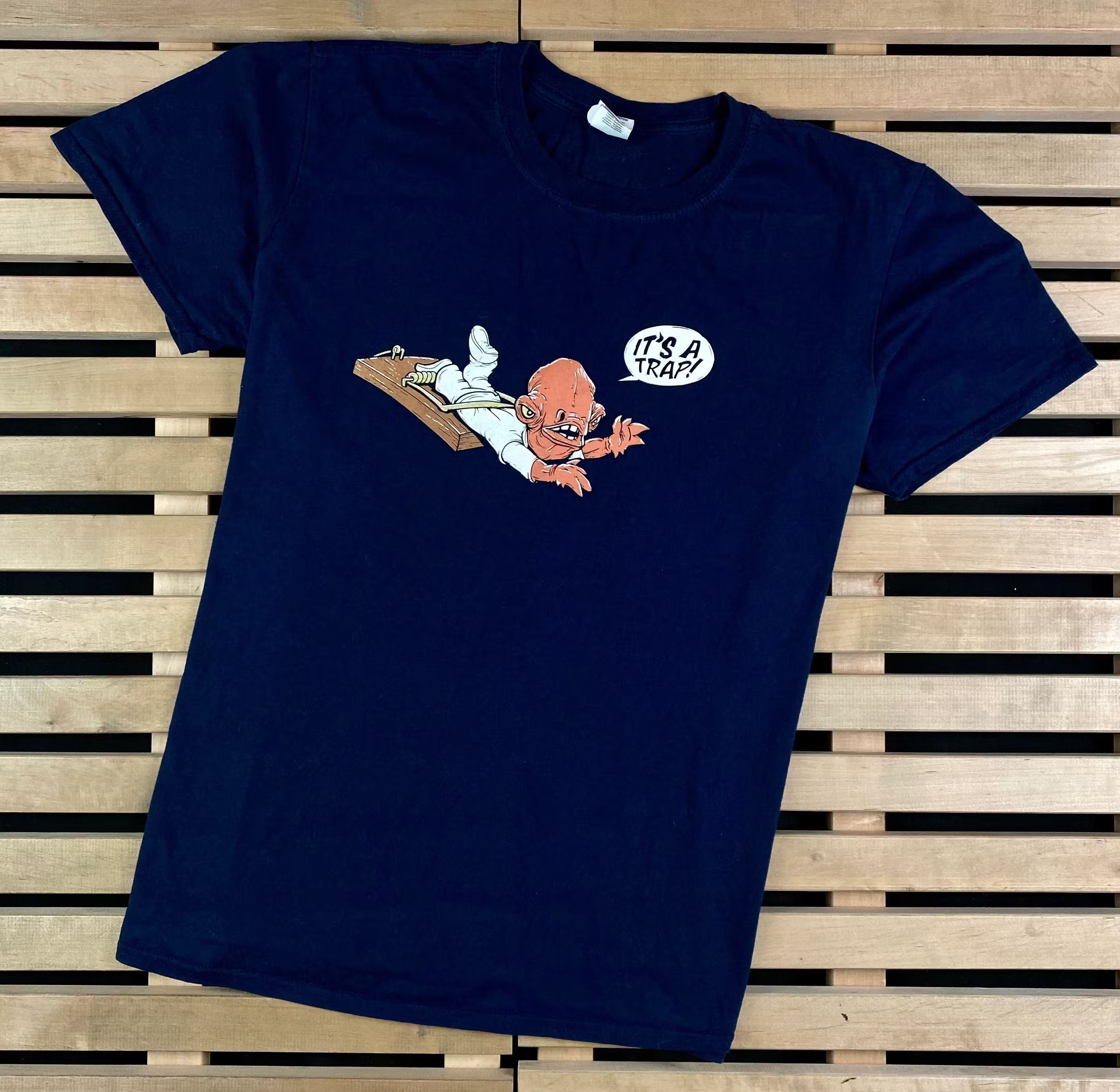 Cartoon Network × Vintage Mens Vintage T Shirt Its a Trap Size L Size US L / EU 52-54 / 3 - 1 Thumbnail