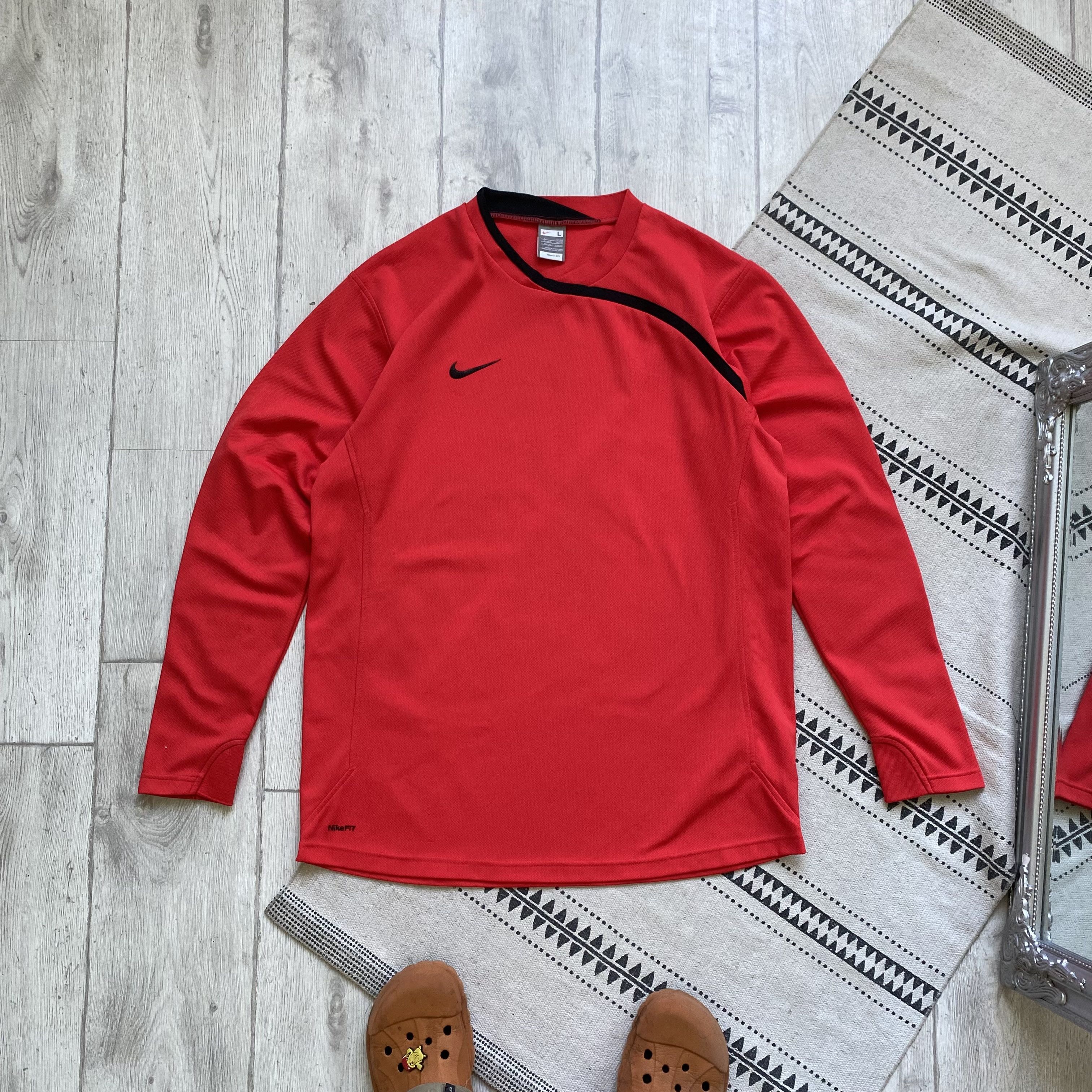 Nike ⚽️ Vintage Nike Soccer Goalkeeper Jersey longsleeve Y2K Size US L / EU 52-54 / 3 - 5 Thumbnail