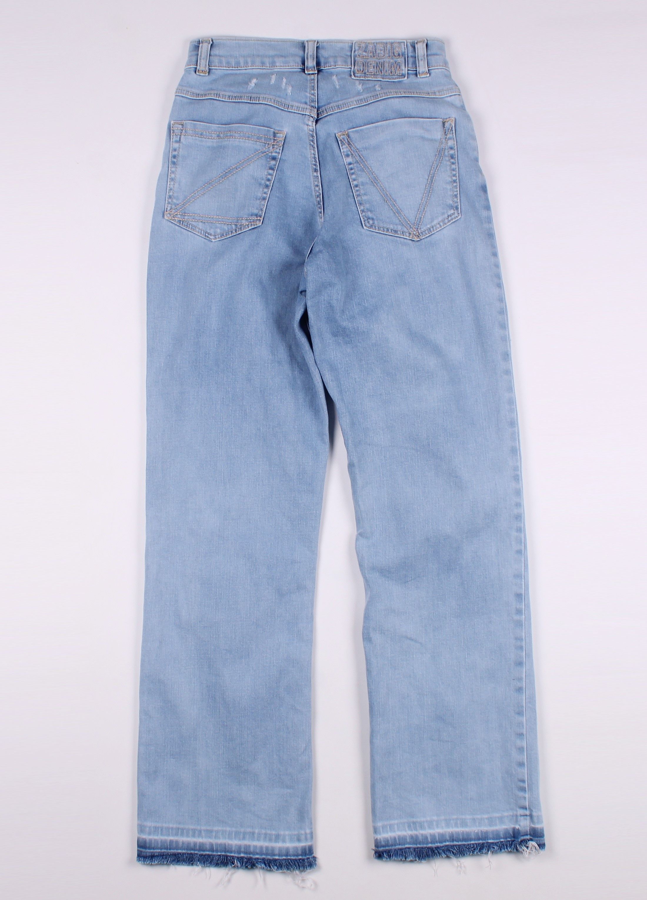 Zadig & Voltaire Zadig & Voltaire Kids' Maggie Wide-leg Jeans Size 24" / US 00 / IT 34 - 7 Thumbnail