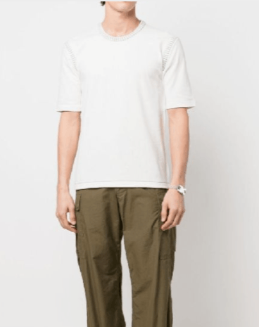 Bottega Veneta o1loc1c0424 686506 T-Shirt in White Size US XS / EU 42 / 0 - 2 Thumbnail