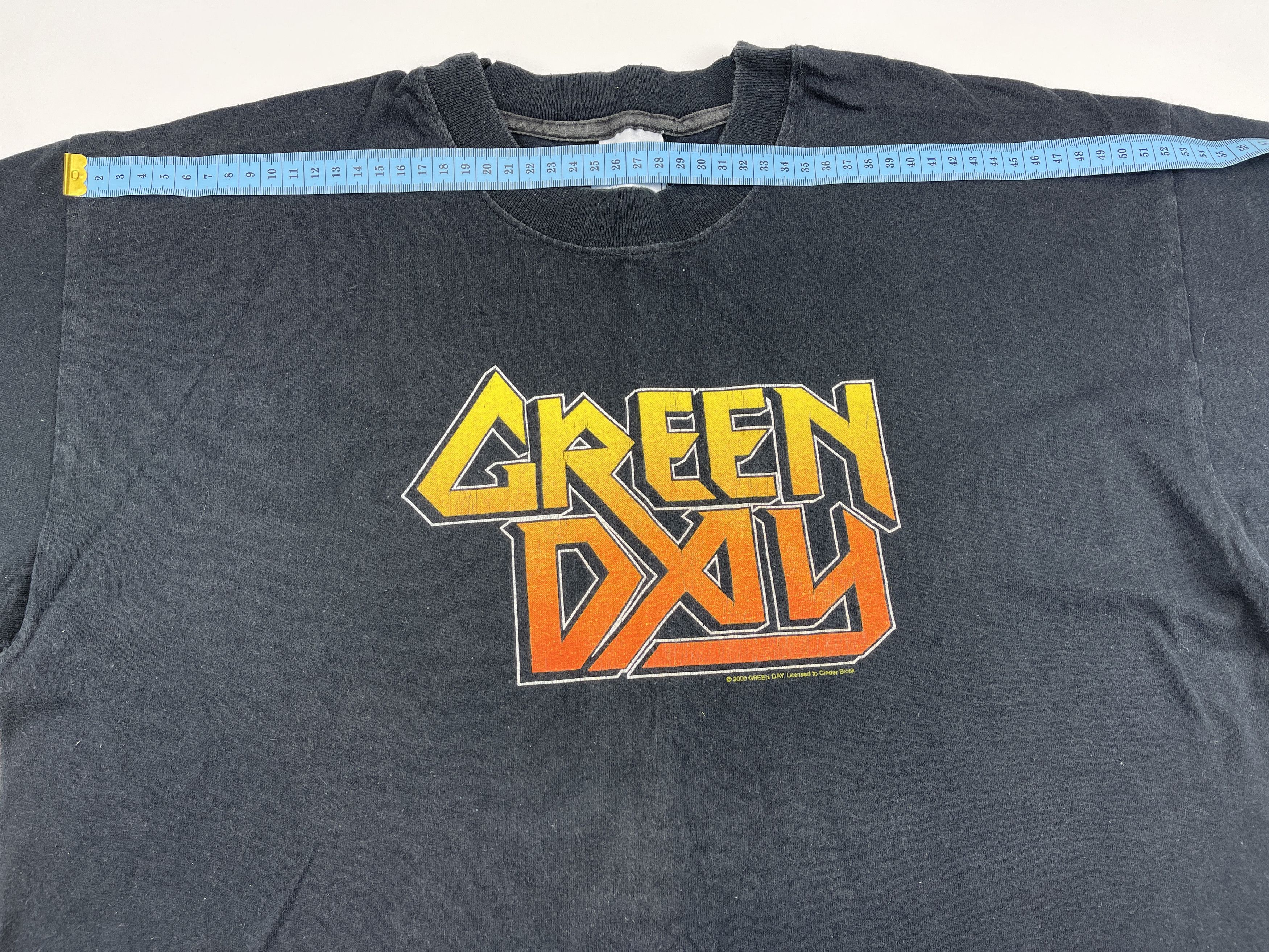 Band Tees Vintage Green Day T-Shirt, Warning tour 2000, 90s Rock Shirt Size US L / EU 52-54 / 3 - 13 Thumbnail
