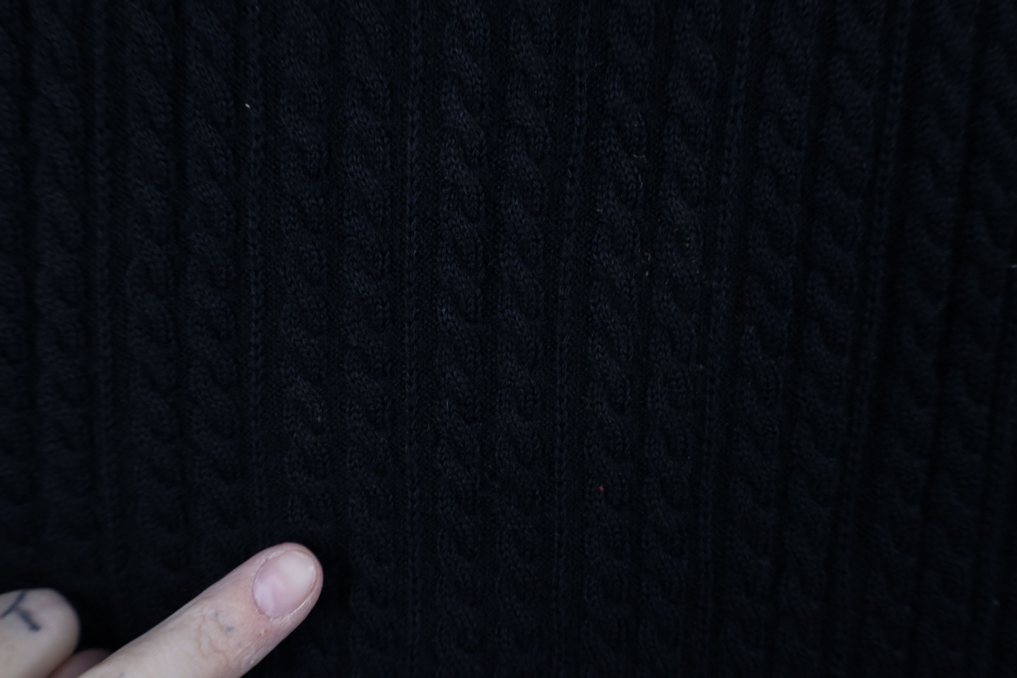 Vintage Vintage 90s Streetwear Blank Cable Knit Short Sleeve Sweater Size 3XL / US 20-22 - 4 Thumbnail