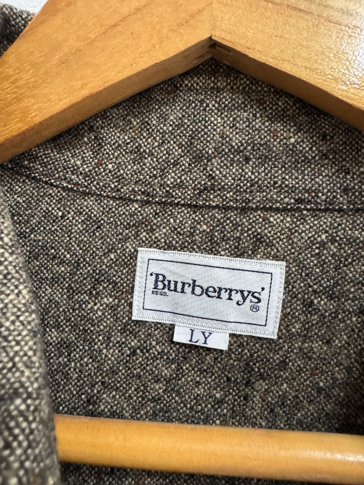 Burberry 80s Burberrys' Sanyo Shokai Japan Wool CPO 'Burberrys' Size US L / EU 52-54 / 3 - 5 Thumbnail