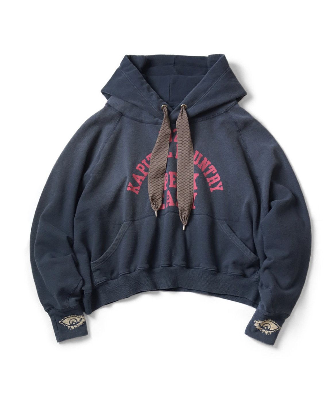Kapital Fleece devil hoodie (SPEAKEASY College pt) Size F