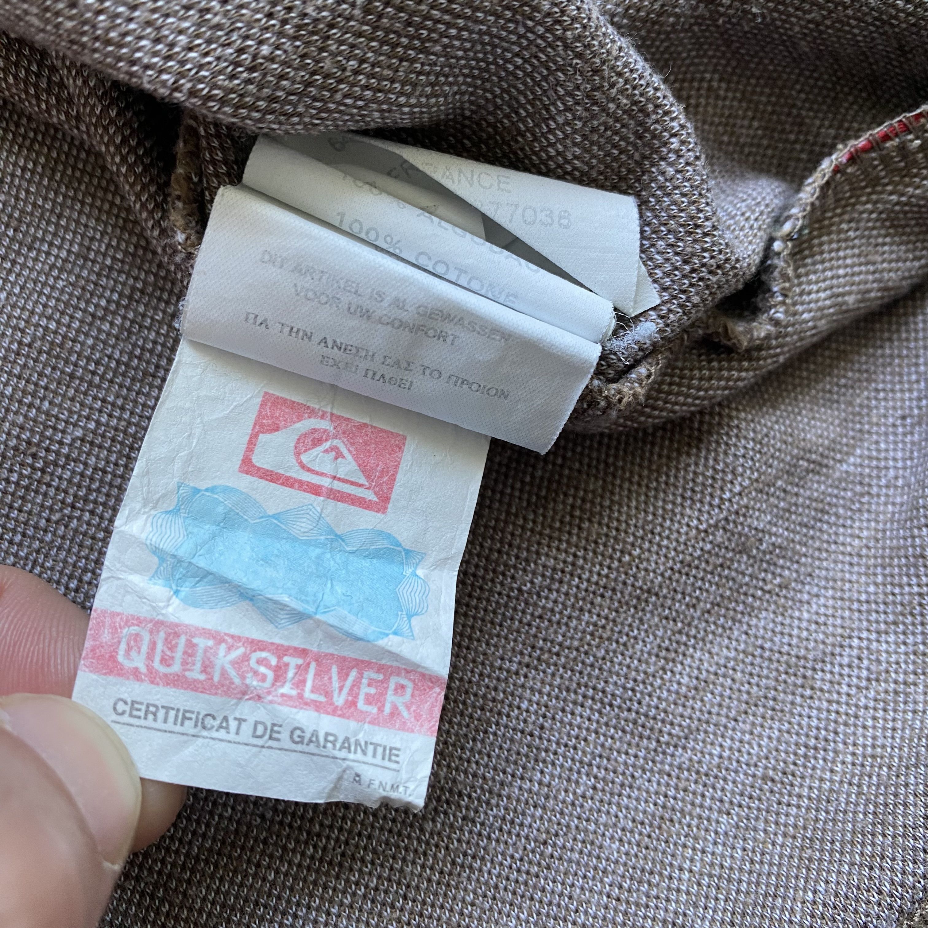 O'Neill 🏄🏼‍♂️ Knit Vintage 90s Quiksilver longsleeve center logo Size US M / EU 48-50 / 2 - 9 Thumbnail