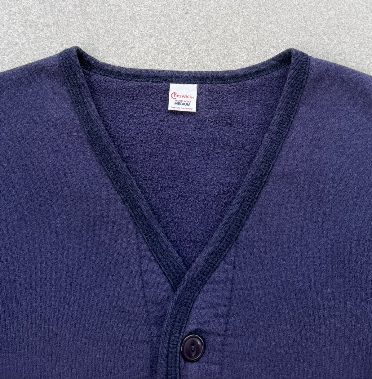 Sugar Cane Vintage Cheswick Sports Wear Cardigan Navy By Sugar Cane Size US M / EU 48-50 / 2 - 14 Thumbnail