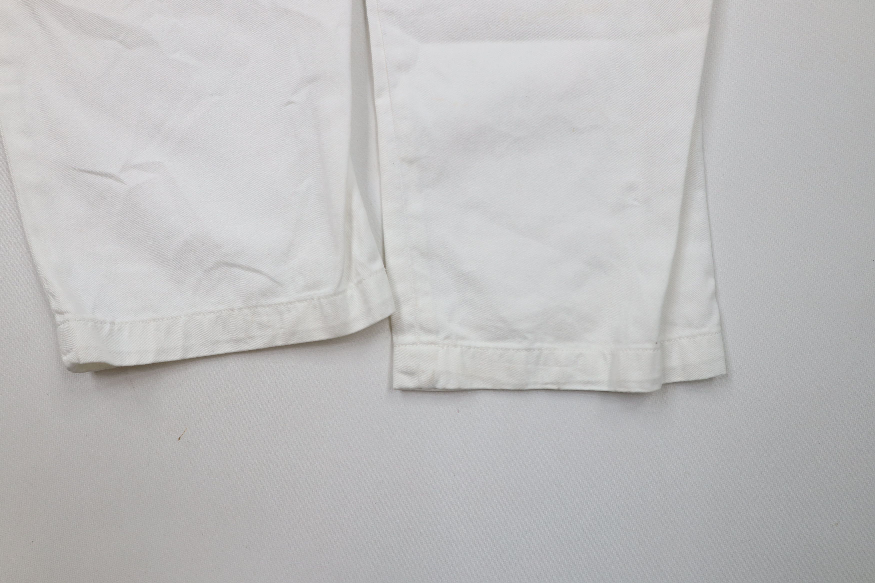 Ralph Lauren × Vintage Vintage Ralph Lauren Classic Fit Chino Pants White Cotton Size US 33 - 15 Thumbnail