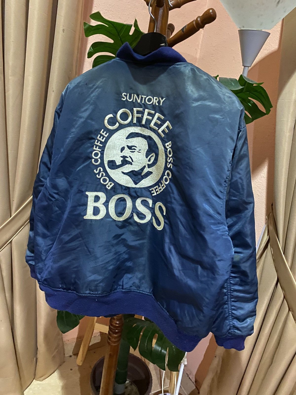Other VINTAGE BOSS COFFEE BOMBER JACKET Size US L / EU 52-54 / 3 - 9 Thumbnail