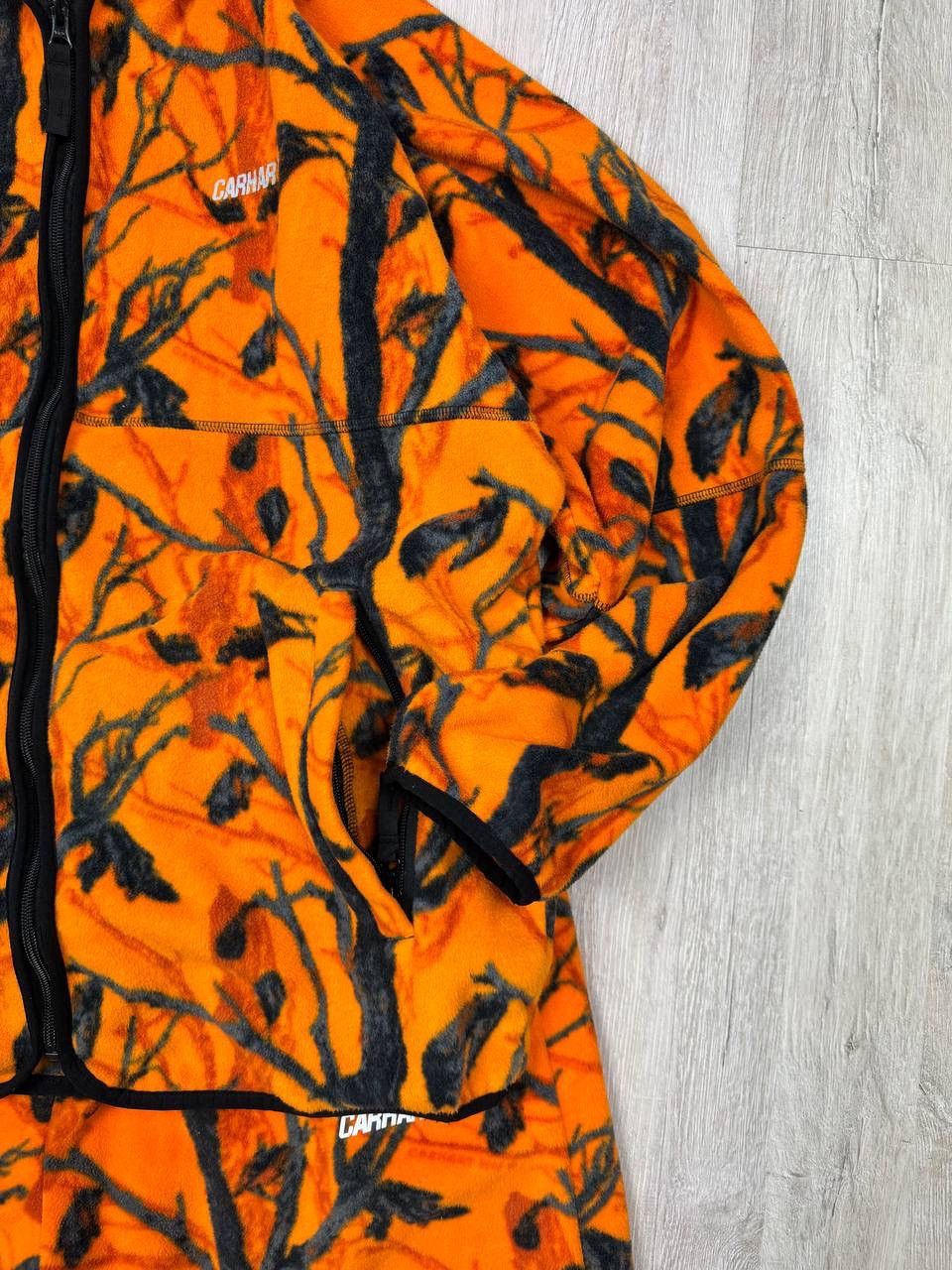 Carhartt × Japanese Brand RARE Carhartt Real Tree Fleece Y2K Orange Suits Size 34R - 5 Thumbnail