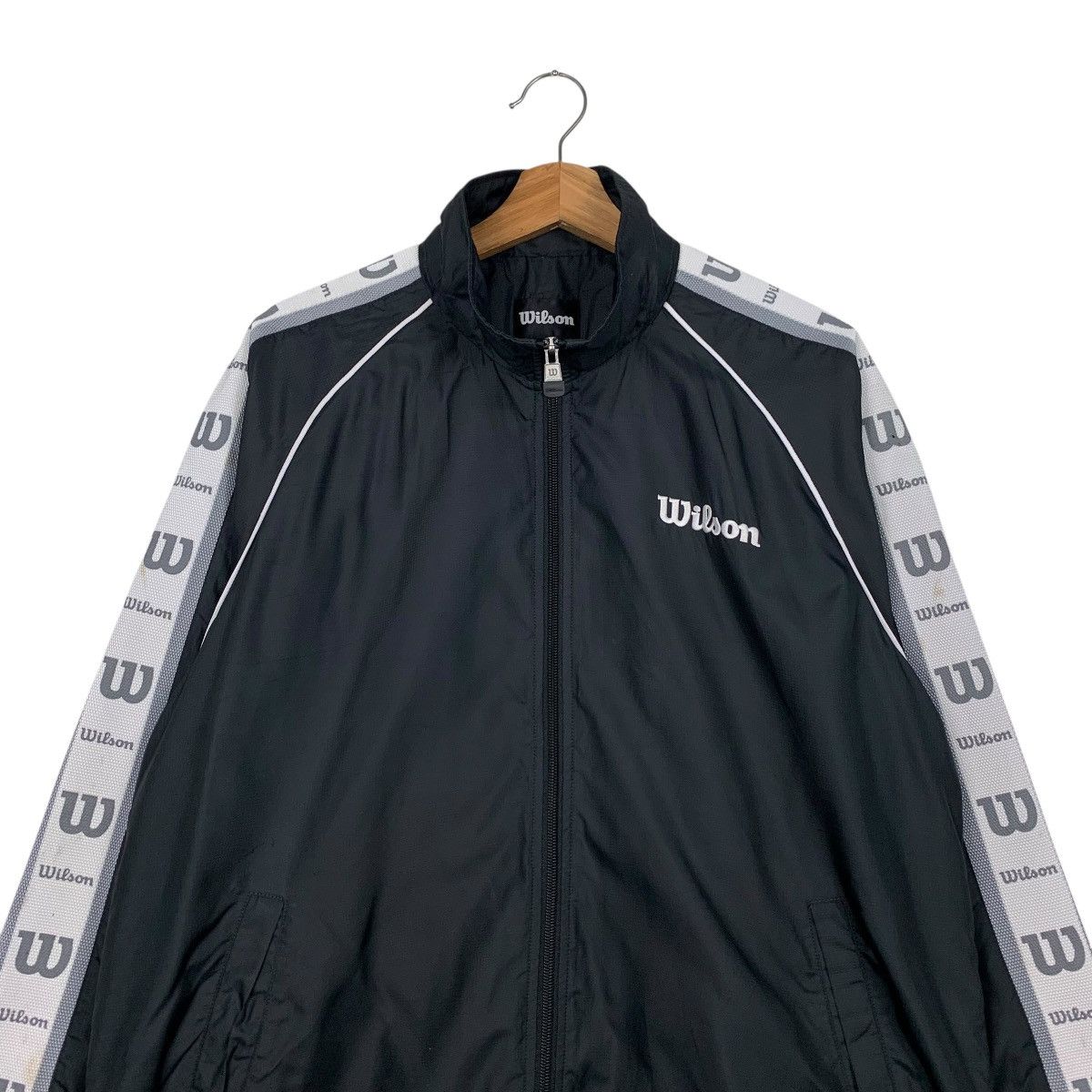 Wilson WILSON Embroidery Logo & Side Tape Logo Jacket #2359-C106 Size US L / EU 52-54 / 3 - 2 Thumbnail