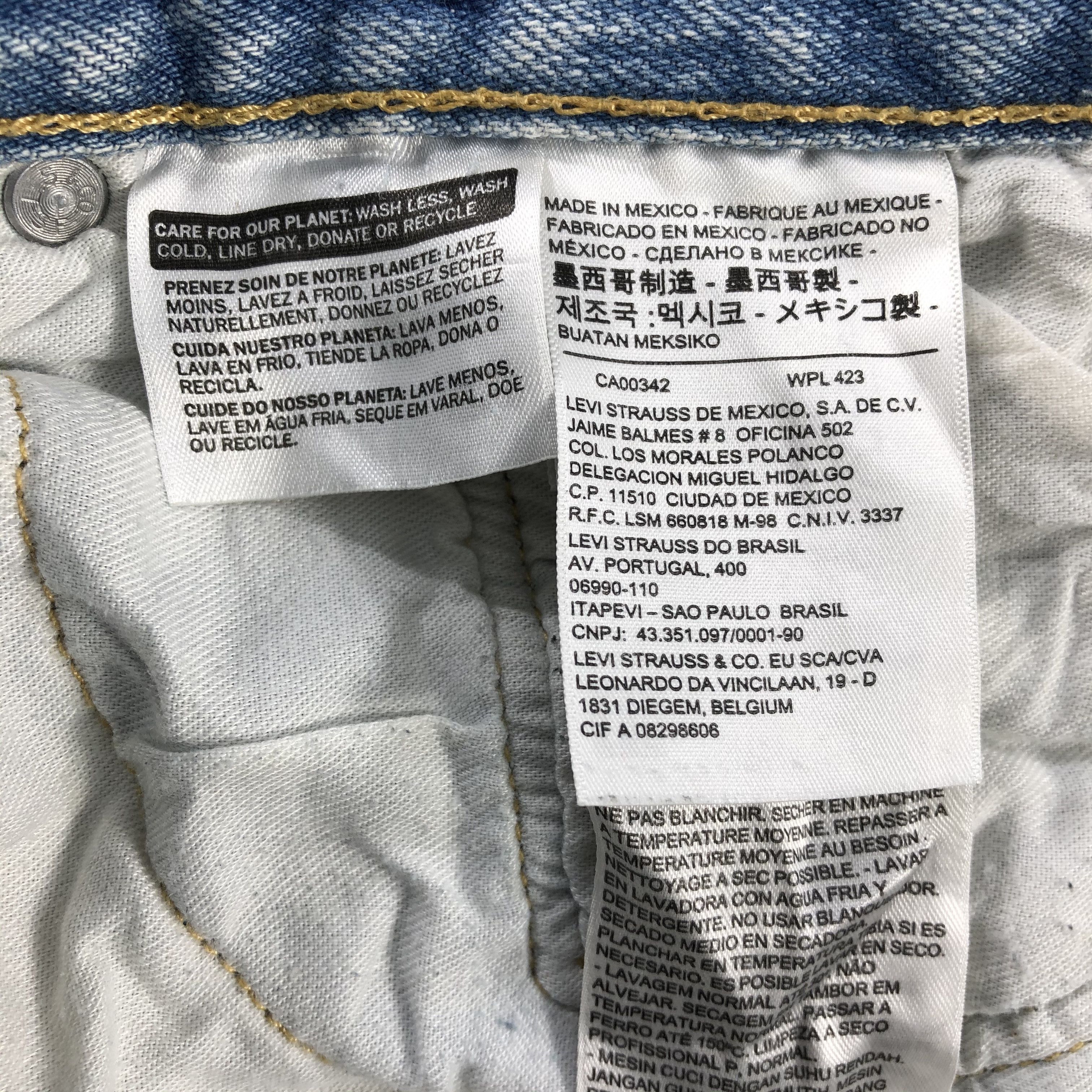 Levi's × Vintage Vintage Light Wash Levis 512 Jeans-JM1830 Size US 37 - 9 Thumbnail
